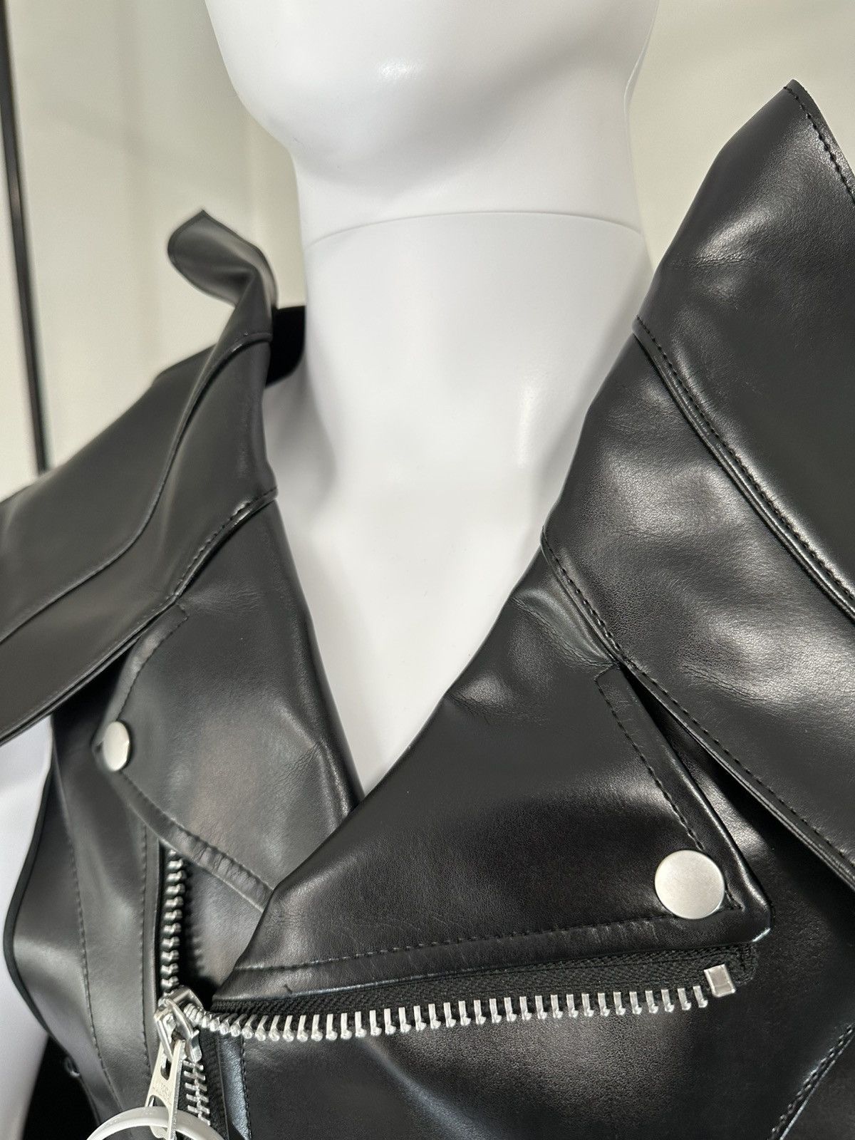 Junya Watanabe JUNYA WATANABE x CDG ASYMMETRICAL BIKER JACKET “BATMAN” 🦇 Size US S / EU 44-46 / 1 - 11 Thumbnail