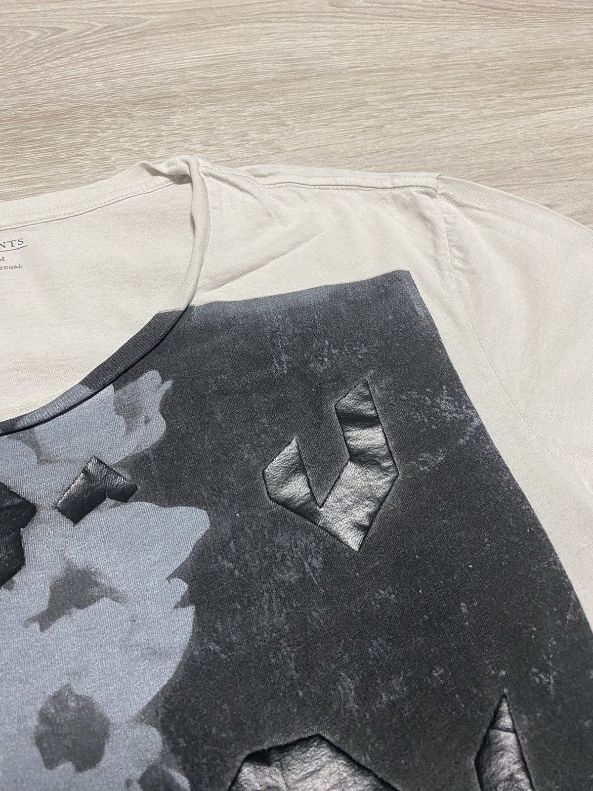 Allsaints Allsaints T-Shirt big logo leather logo made in Portugal Size US S / EU 44-46 / 1 - 4 Thumbnail