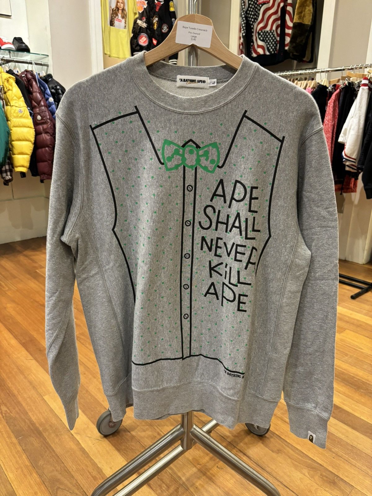 Bape Bape Tuxedo Crewneck Size US L / EU 52-54 / 3 - 1 Thumbnail