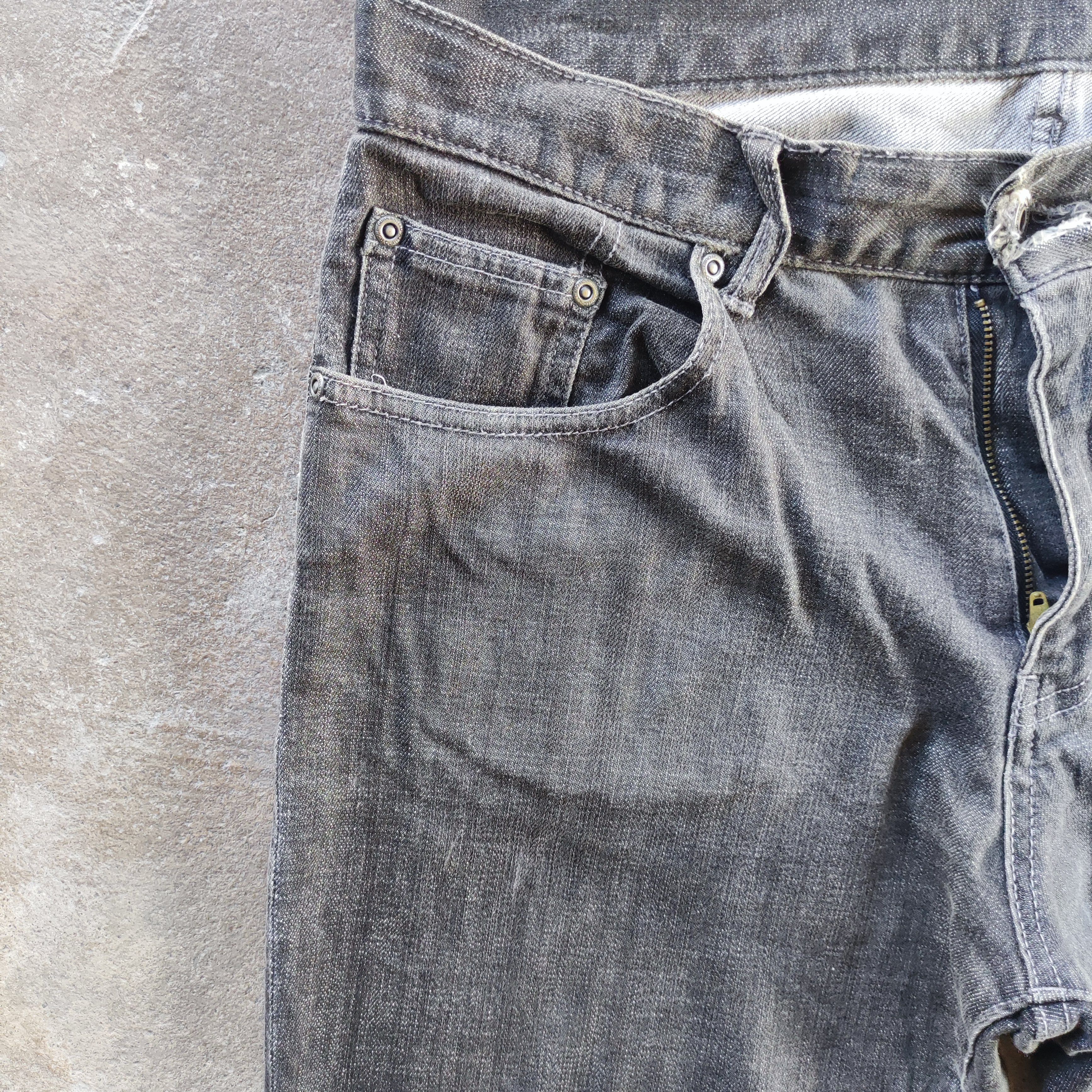 Vintage Topvalu Brand Jeans Ripped Faded Pants