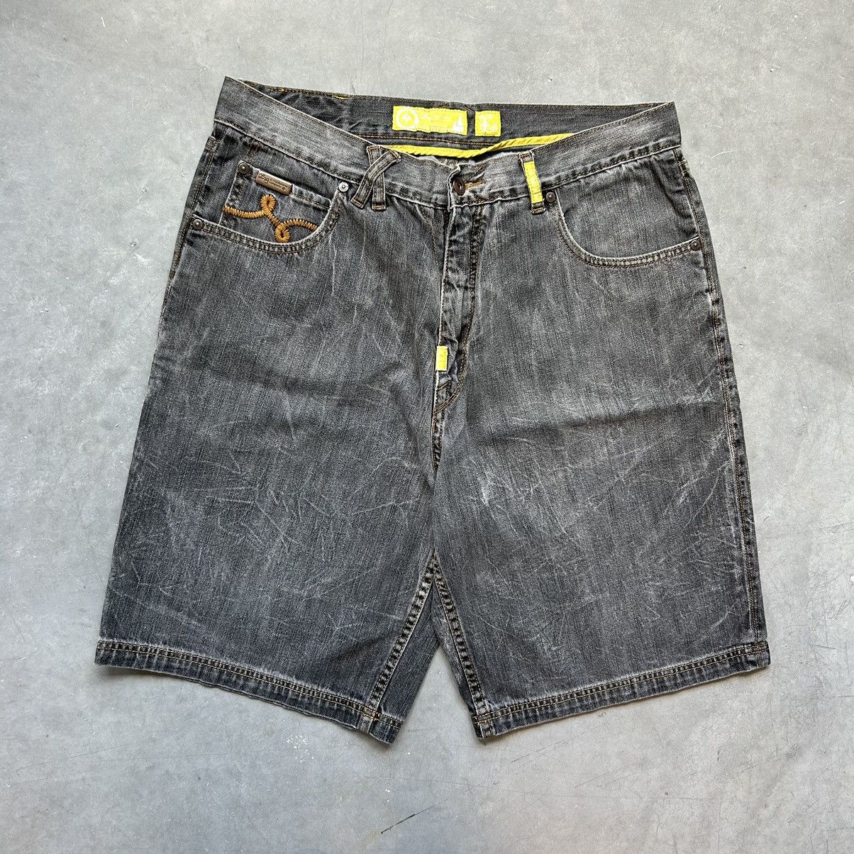 JNCO Crazy Vintage Y2K LRG Baggy Skater Hip Hop Jorts Cyber Jnco Size US 36 / EU 52 - 2 Thumbnail