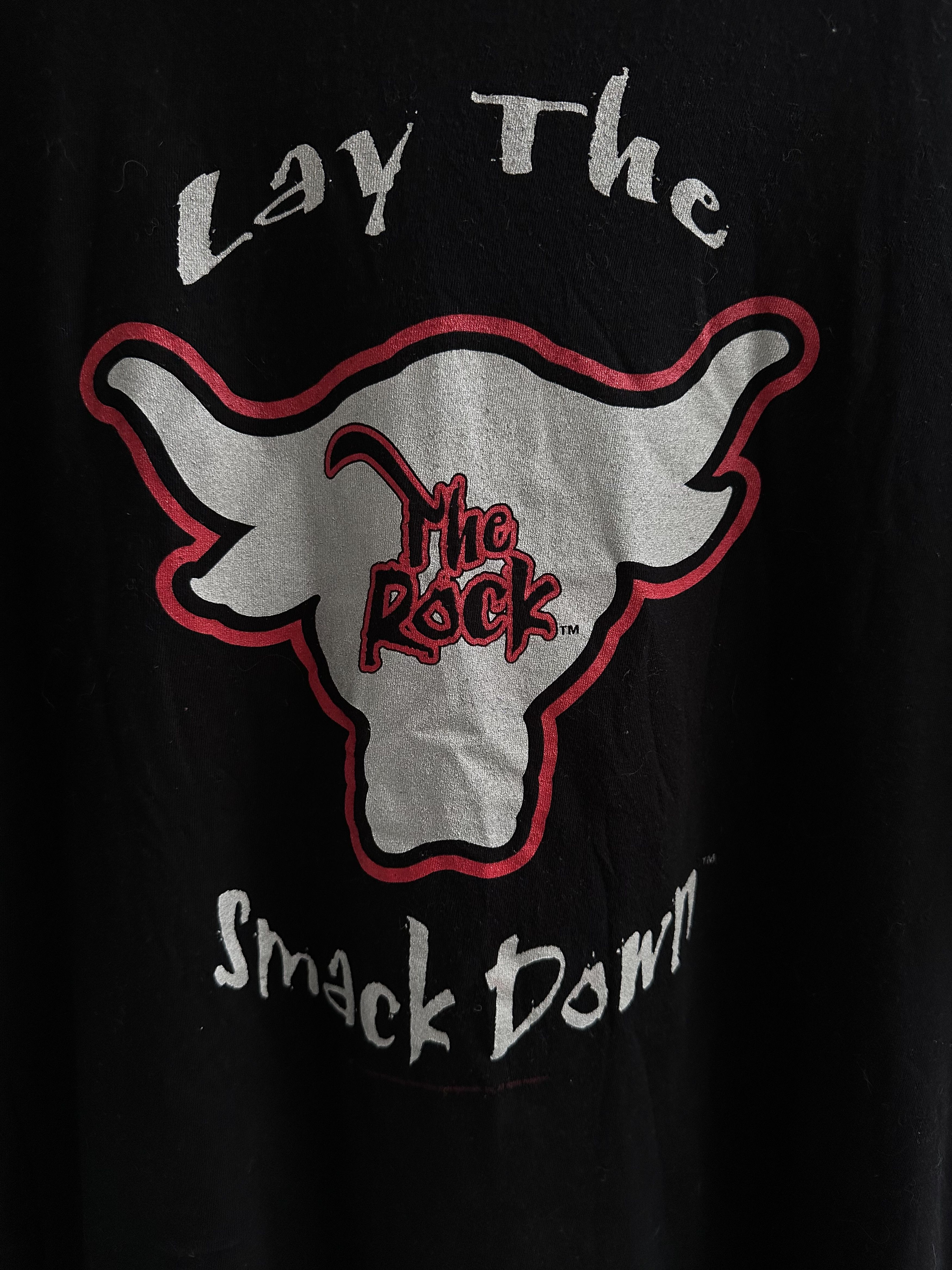 Vintage × WWF Wwf the rock vintage t shirt 2000 Size US XL / EU 56 / 4 - 3 Thumbnail