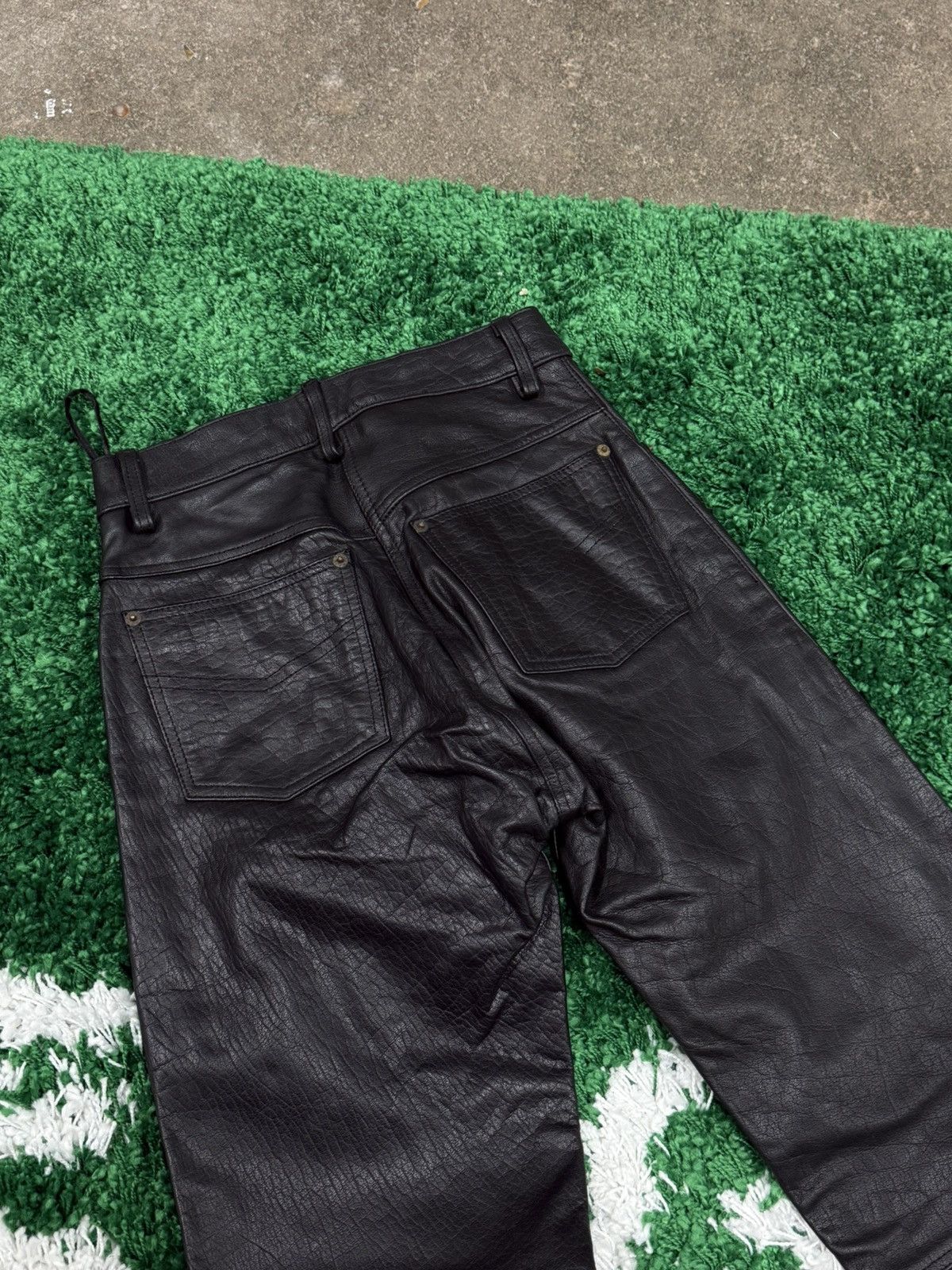 Vintage AMAZING Vintage Leather Pants Sz. 6 Biker Jean Size 28" / US 6 / IT 42 - 5 Thumbnail