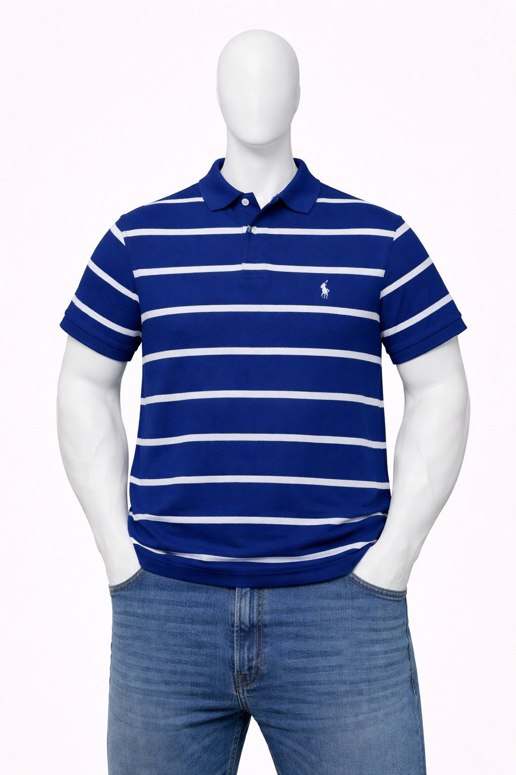 Polo Ralph Lauren Striped Polo Shirt Vintage PRL Size XS