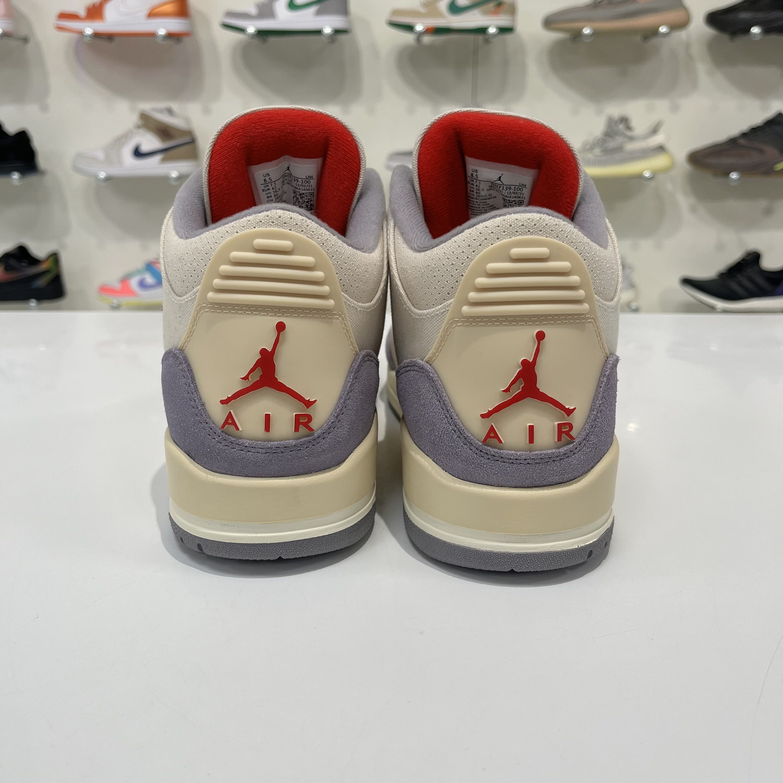 Nike Air Jordan 3 Retro Muslin Size US 8.5 / EU 41-42 - 4 Thumbnail