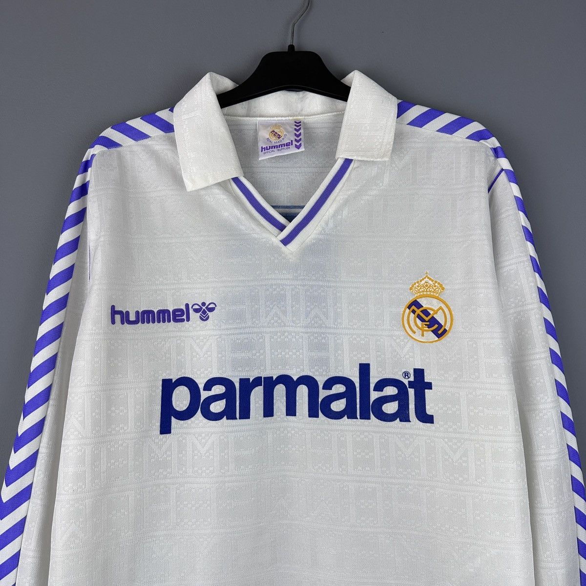 Vintage Real Madrid 1988/1989 Home Jersey Rare Long Sleeve Shirt Size US XL / EU 56 / 4 - 3 Thumbnail