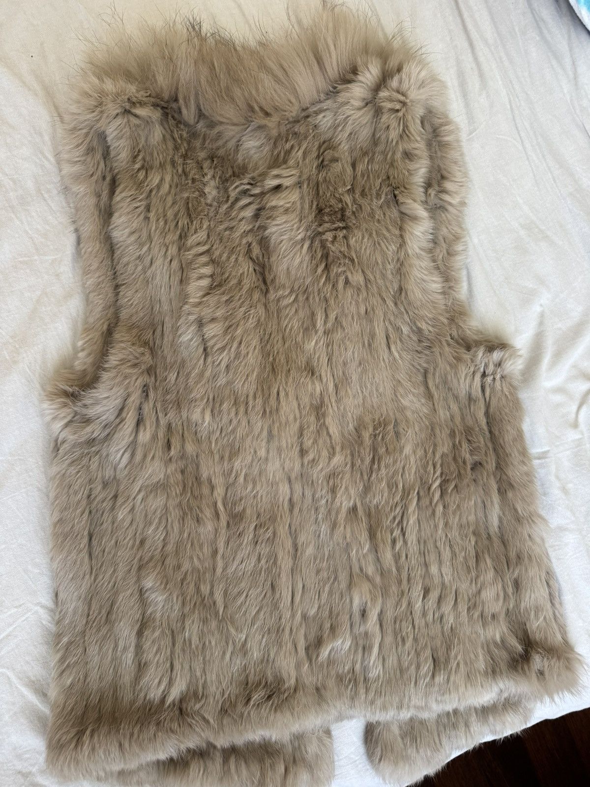 GOA GOA japanese brand beige rabbit fur vest Size US S / EU 44-46 / 1 - 6 Thumbnail
