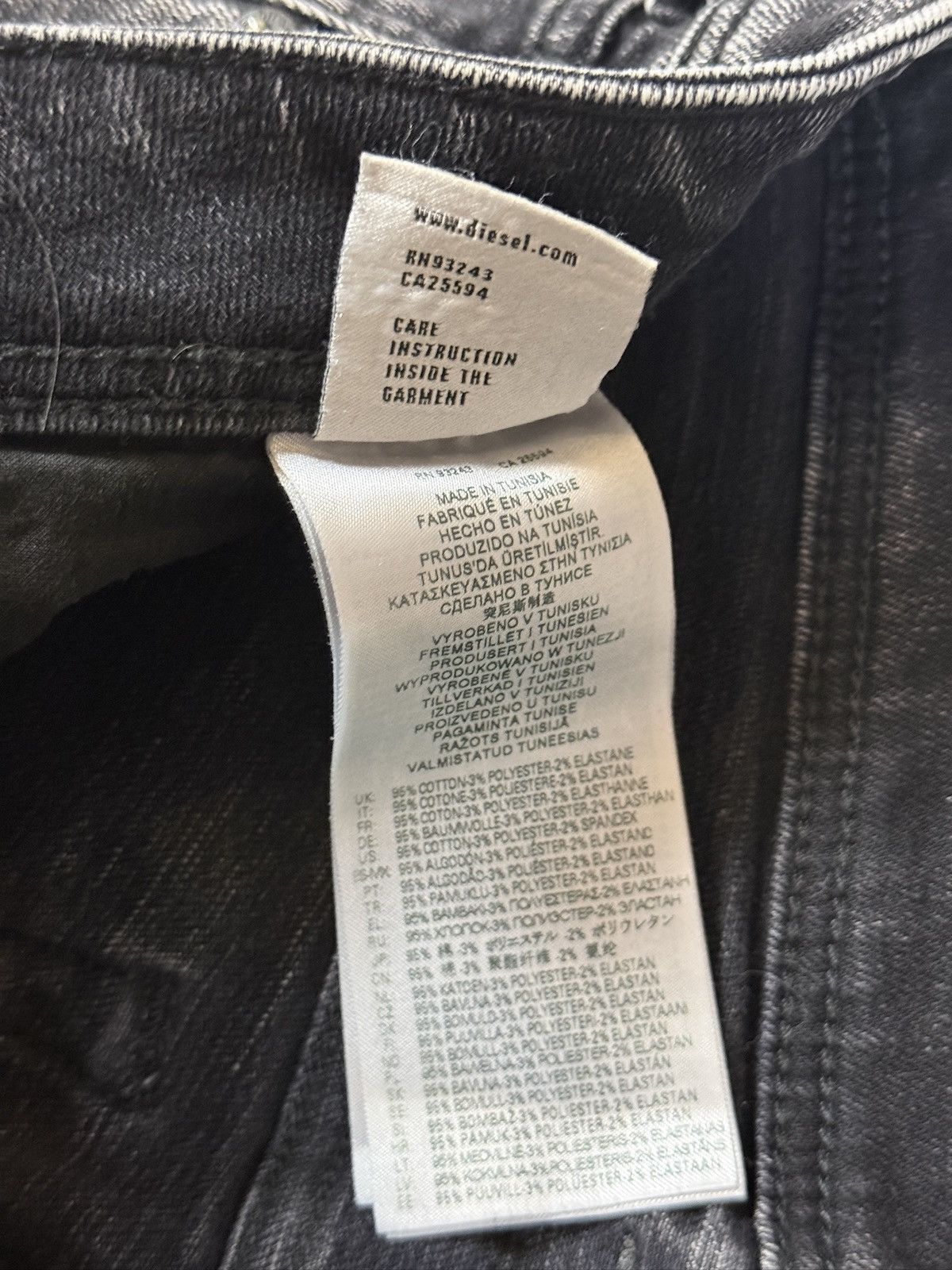 Diesel Diesel jeans skinny slim sleenker Y2K grey Size US 32 / EU 48 - 13 Thumbnail