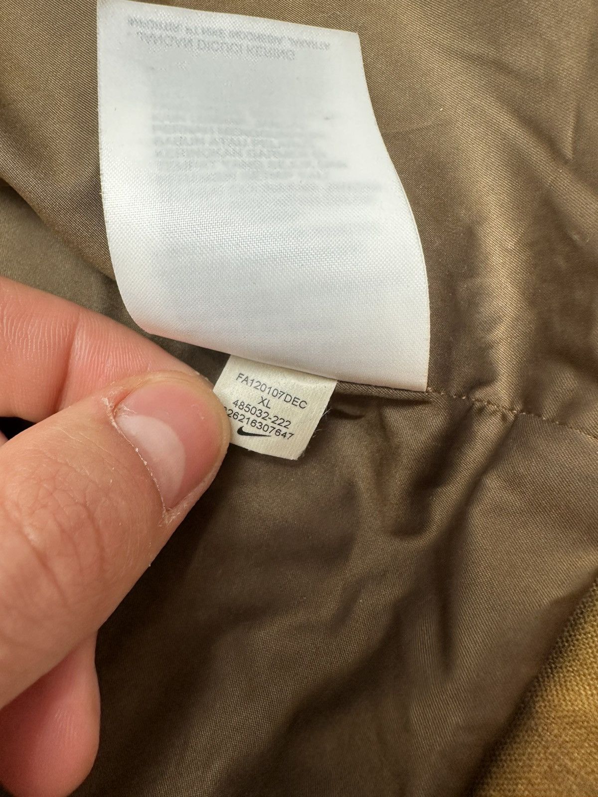Nike Nike x British Millerain Waxed Cotton Jacket Size US XL / EU 56 / 4 - 14 Thumbnail
