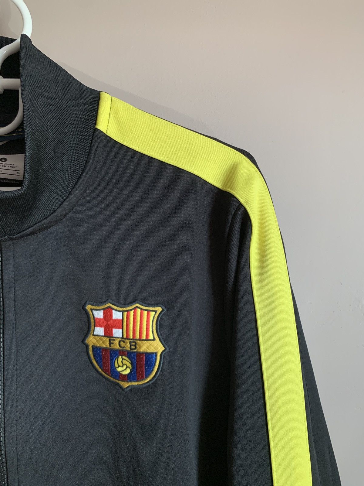 Nike Barcelona Zip Football Jacket Nike Soccer Size L Size US L / EU 52-54 / 3 - 8 Thumbnail