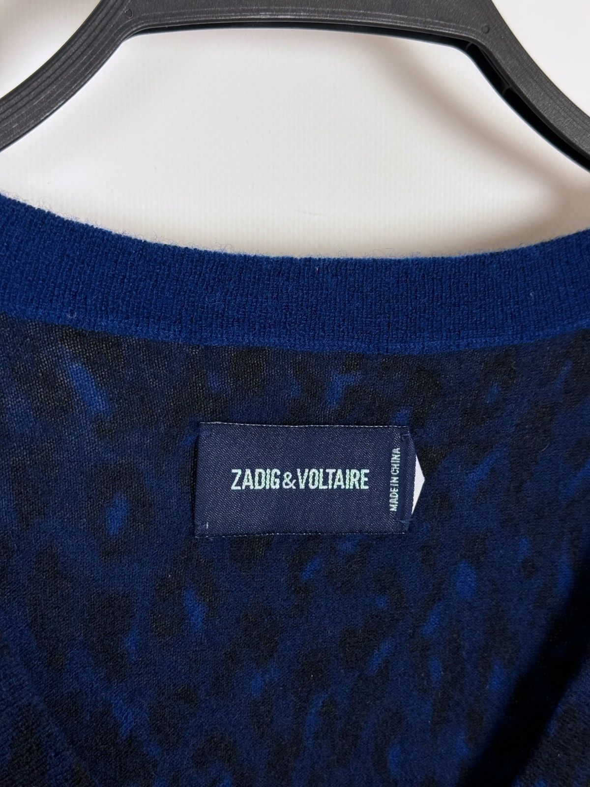 Zadig & Voltaire Zadig&Voltaire Brumy CP Leo Cashmere Jumper Size XS / US 0-2 / IT 36-38 - 6 Thumbnail