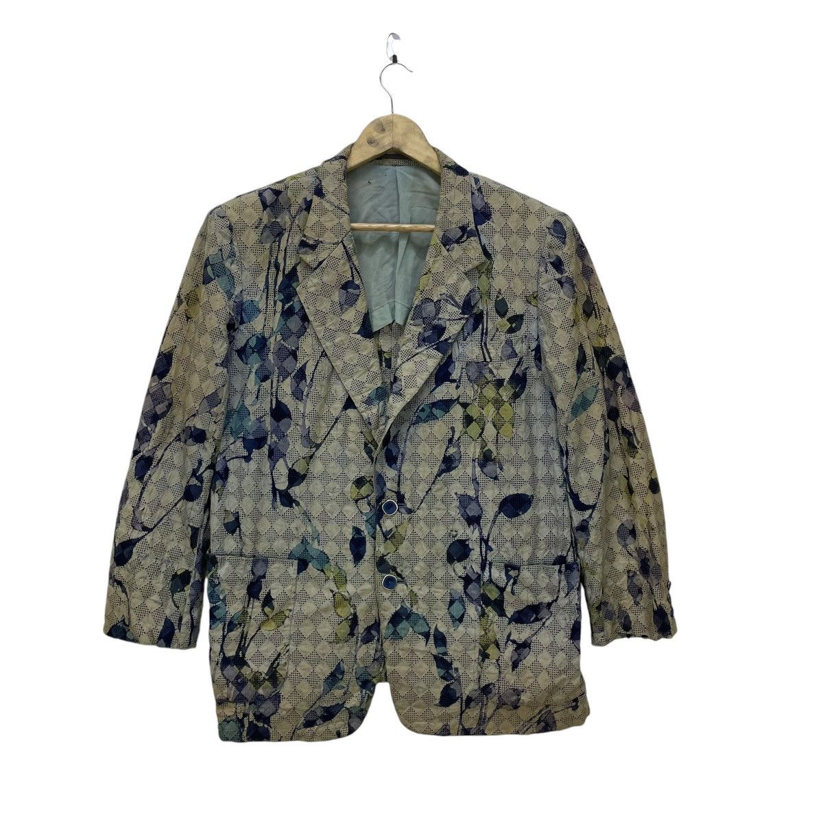 Yohji Yamamoto Vintage Pacthwork Mesh Jacket Size US M / EU 48-50 / 2 - 1 Thumbnail