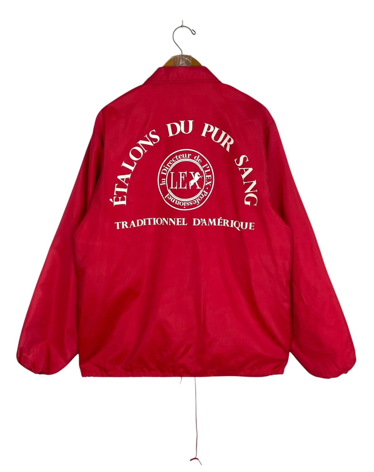 Vintage Rare‼️ Vintage LEX ÉTALONS DU PUR SANG Coach Jacket Made Usa Size US M / EU 48-50 / 2 - 1 Thumbnail