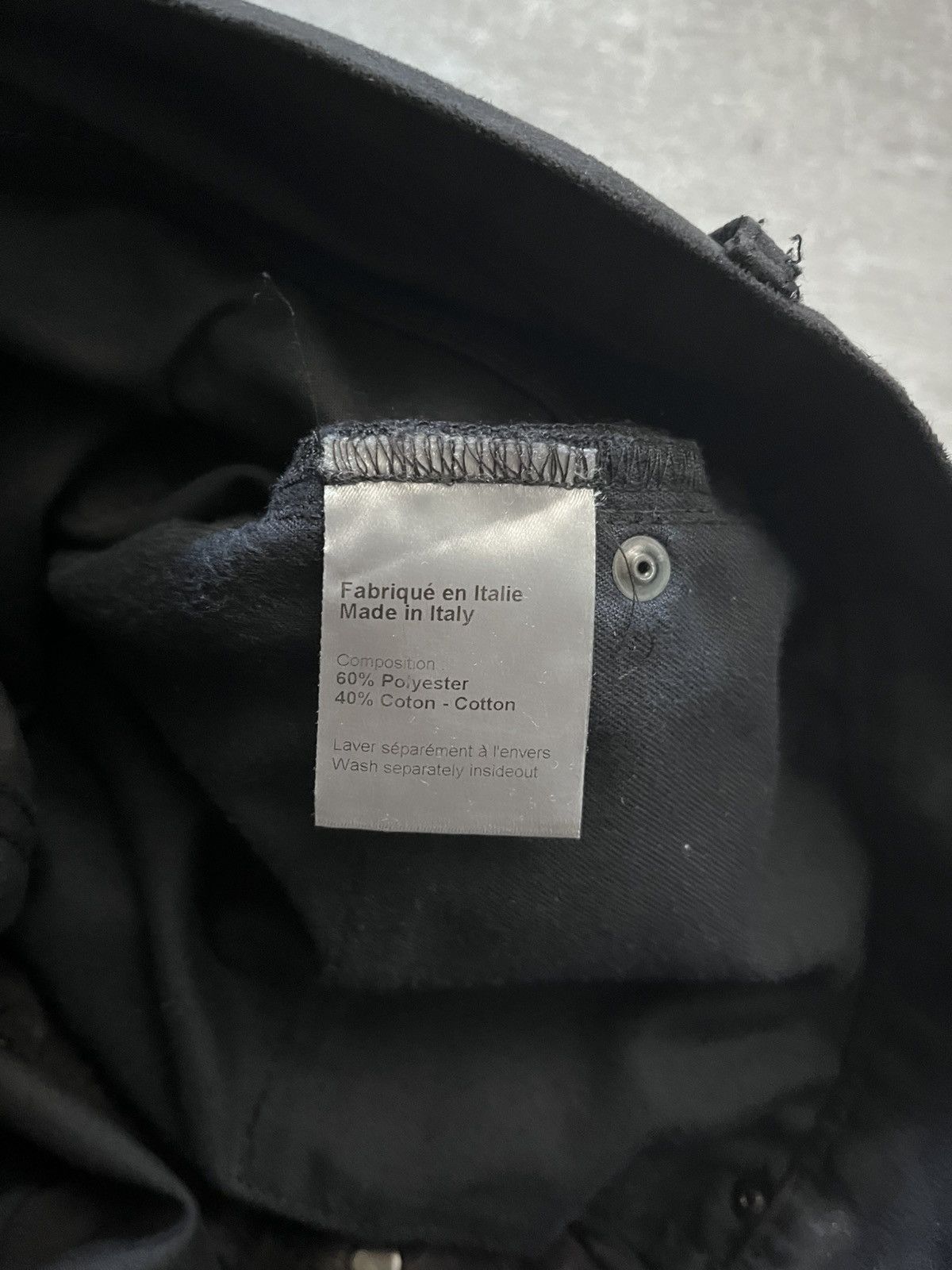 Dior Dior Homme A/W 08 by KVA Glitter pantas black moleskin Size US 33 - 9 Thumbnail