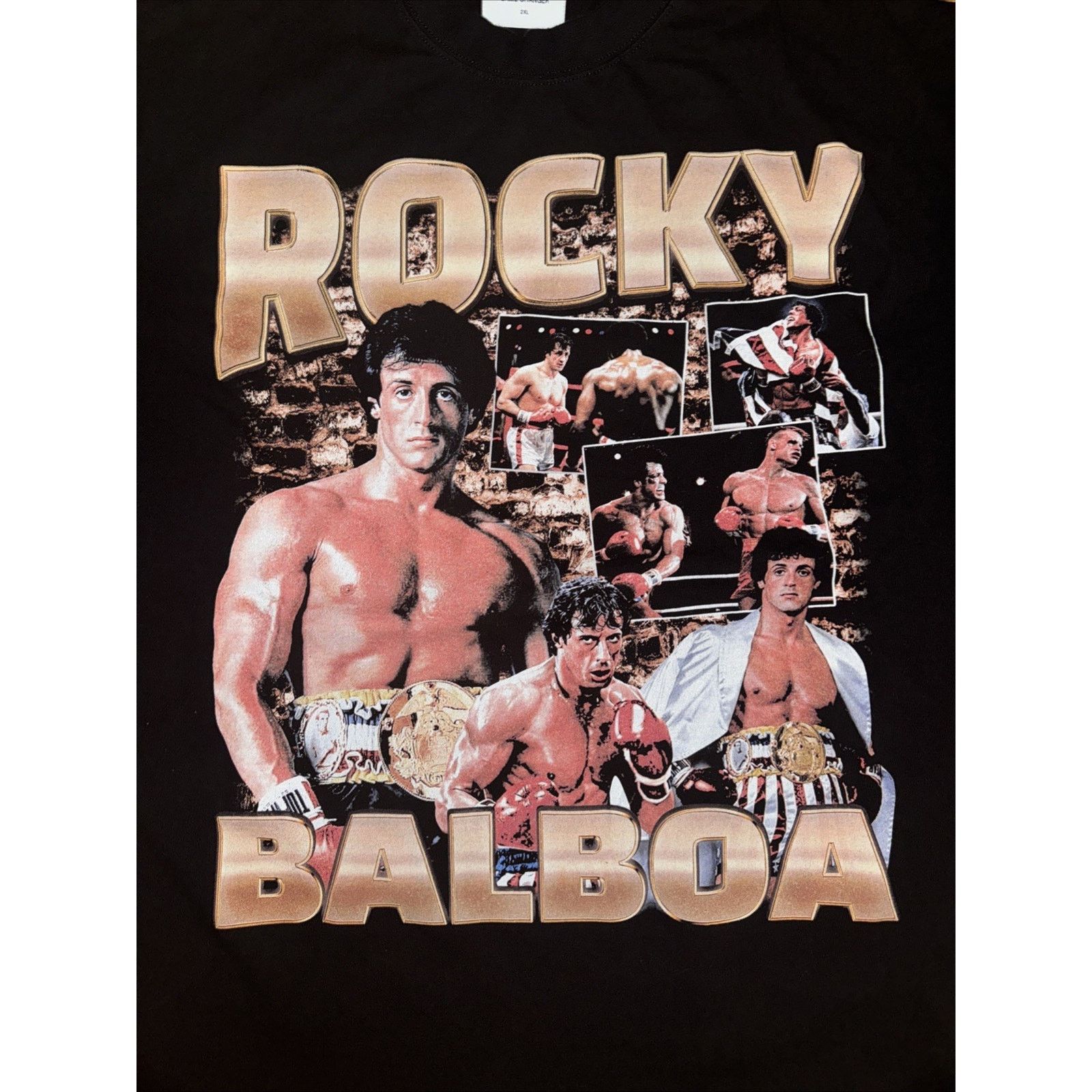 Rocky Game Changer Rocky Balboa Rap T-Shirt Black 2XL 25x31 Size US XXL / EU 58 / 5 - 2 Thumbnail