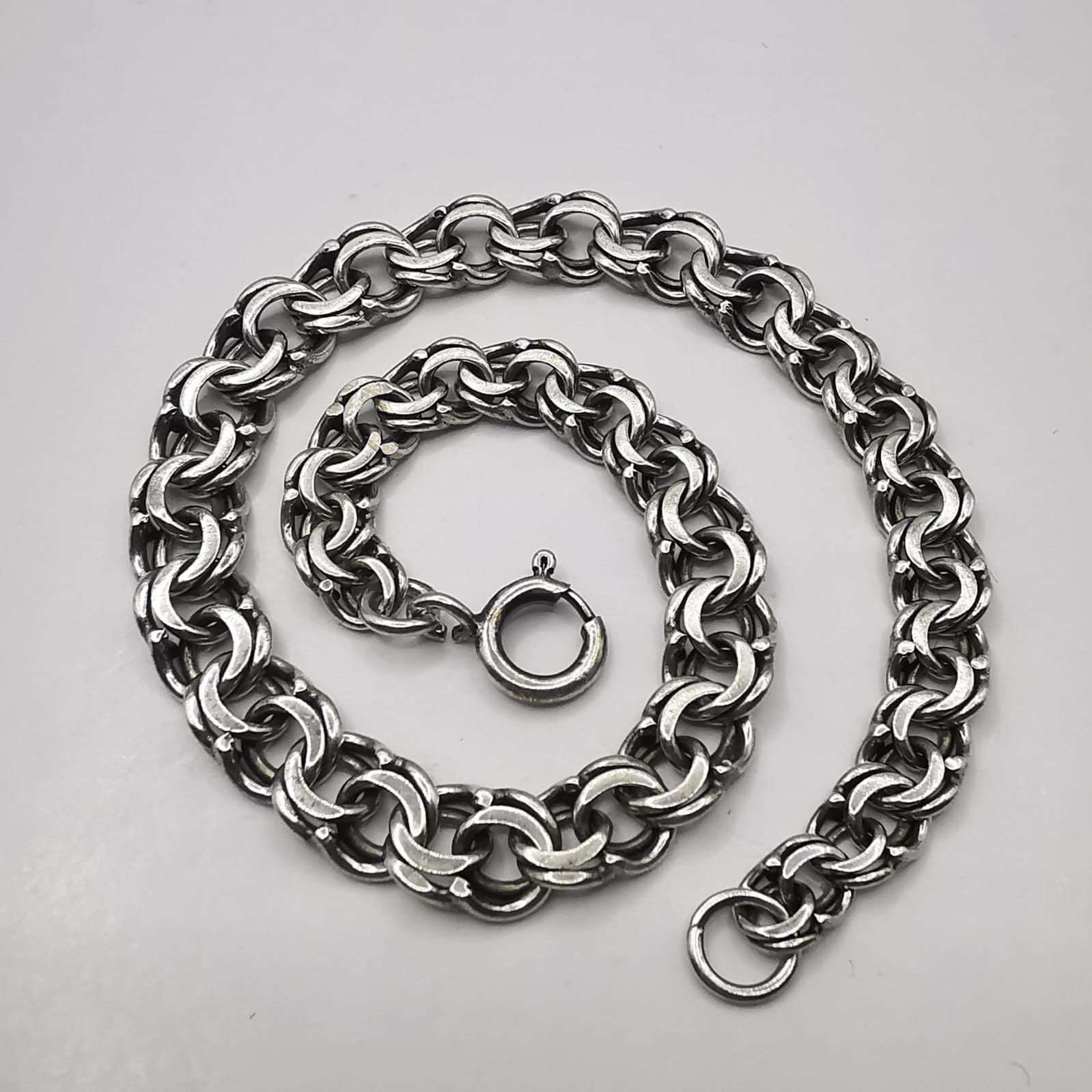 Sterling Silver Vintage Beautiful Bracelet Jewelry,925 Sterling Silver 9,09g Size ONE SIZE - 1 Thumbnail