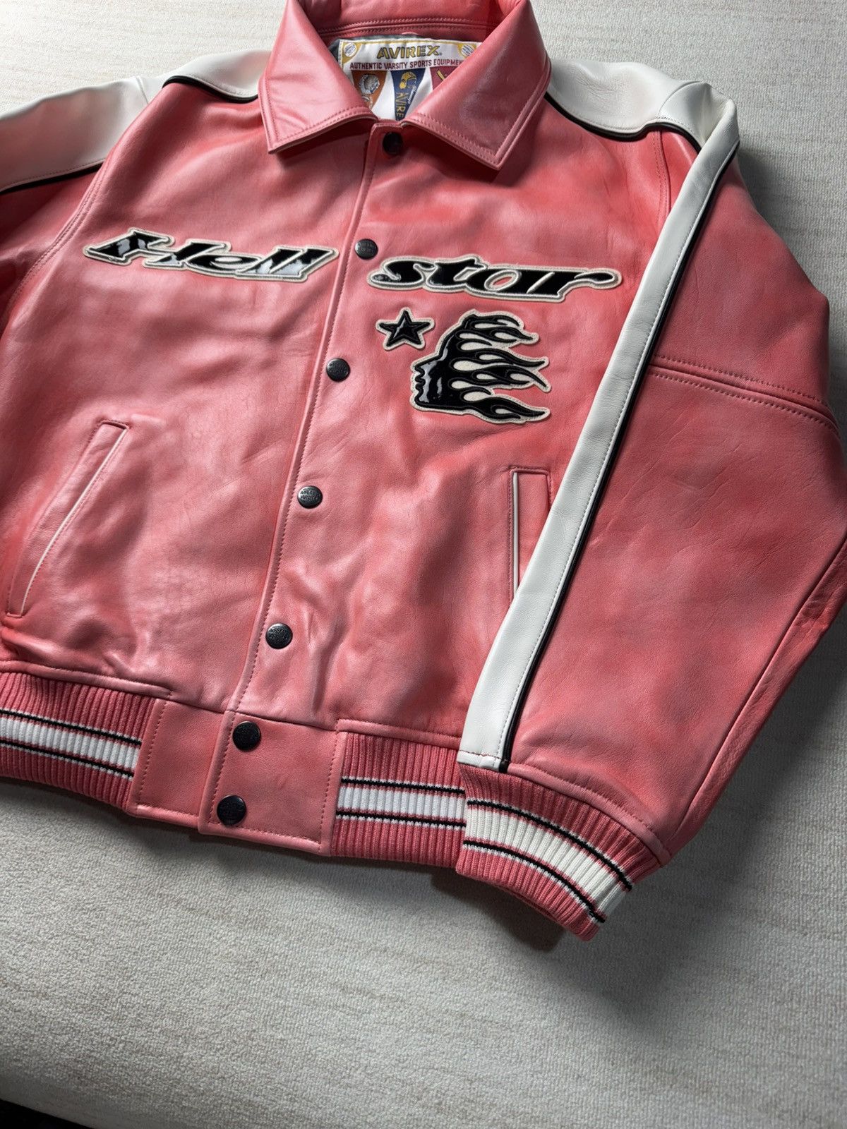 Avirex × HELLSTAR 50 years anniversary leather jacket Size US M / EU 48-50 / 2 - 3 Thumbnail
