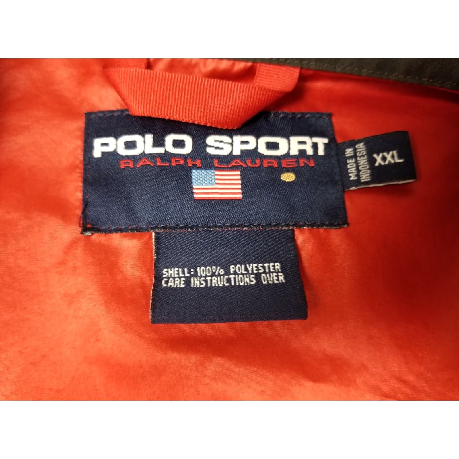 Ralph Lauren VINTAGE Ralph Lauren Polo Sport Windbreaker Jacket SZ XXLARGE RED NylON Hooded Lined Men XXL Size US XXL / EU 58 / 5 - 5 Thumbnail