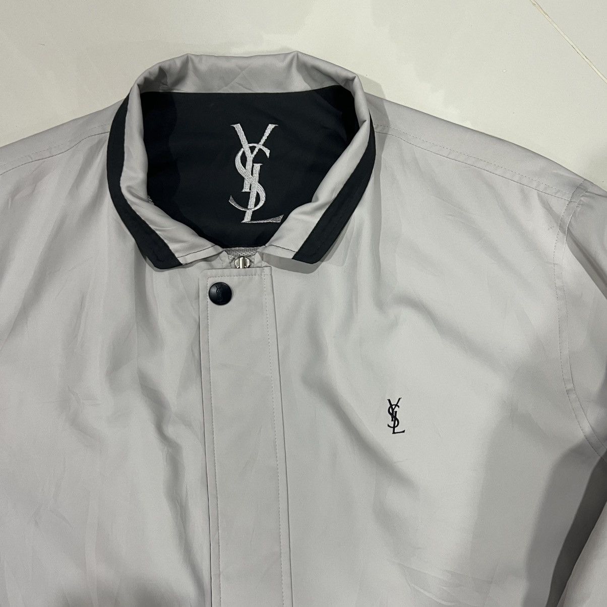 Vintage YSL Vintage Jacket Size US L / EU 52-54 / 3 - 2 Thumbnail