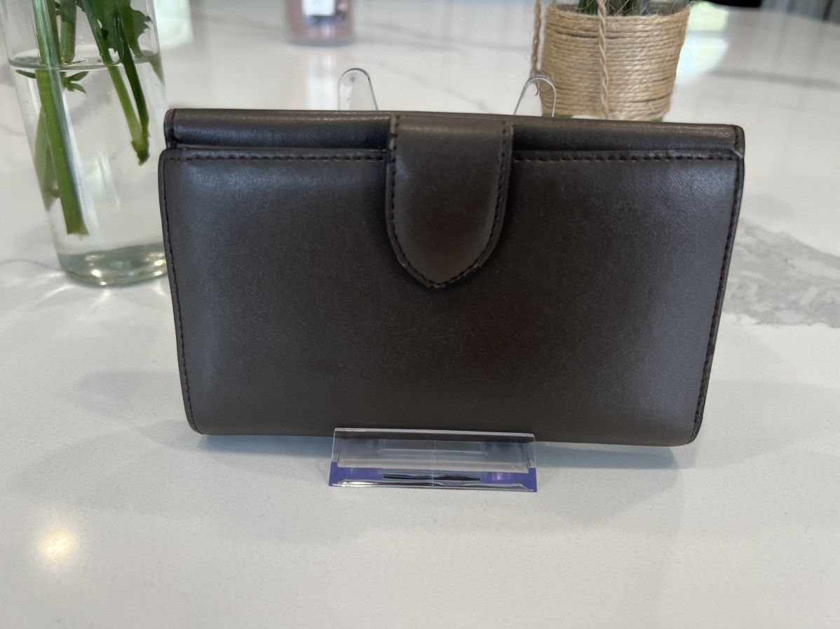 Fendi Fendi Kan I Leather Wallet w/ Ring Closure + Gunmetal Chain Size ONE SIZE - 2 Thumbnail