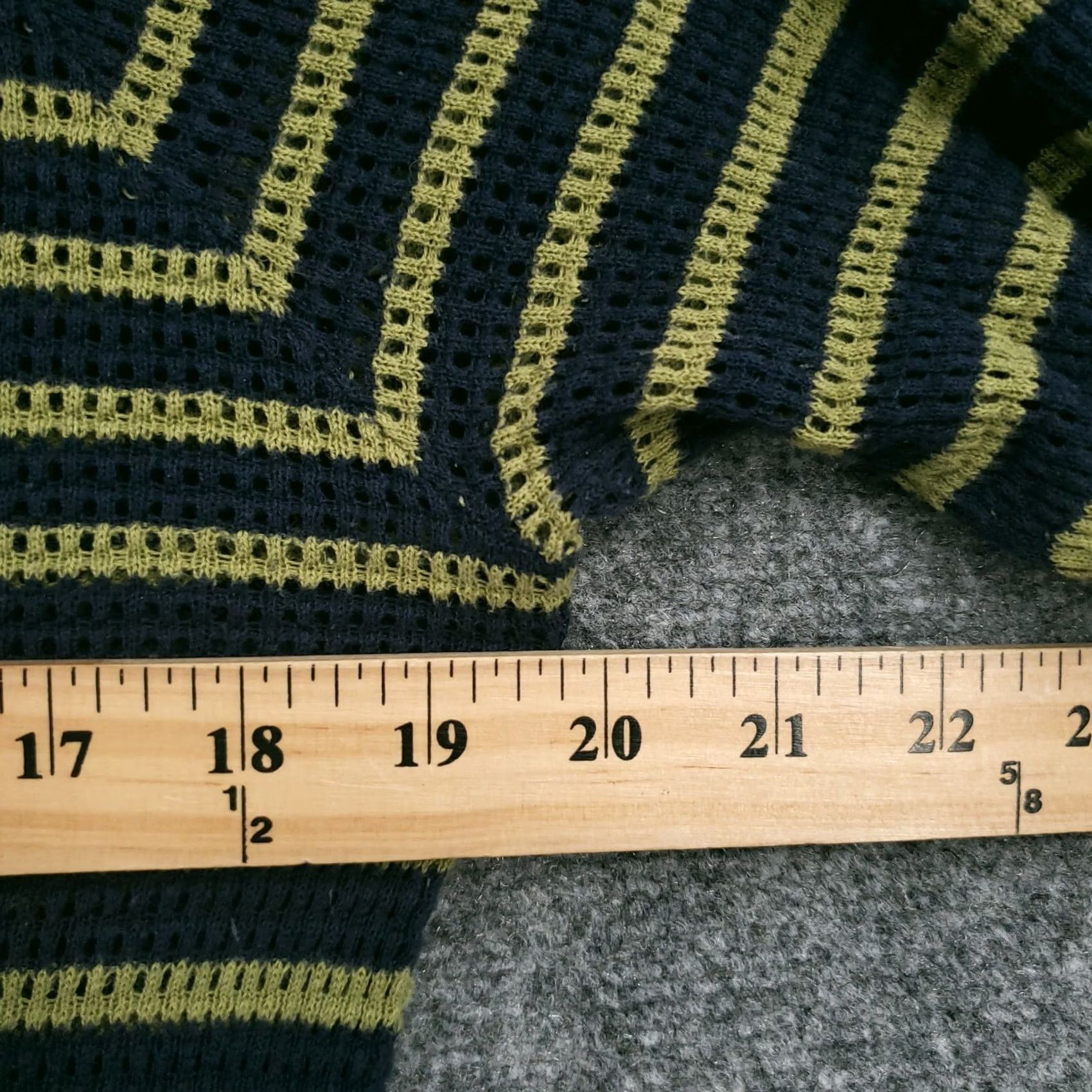 Tommy Bahama Tommy Bahama Sweater Womens L Large Green Striped Open Knit Long Sleeve Pullover Size L / US 10 / IT 46 - 6 Thumbnail