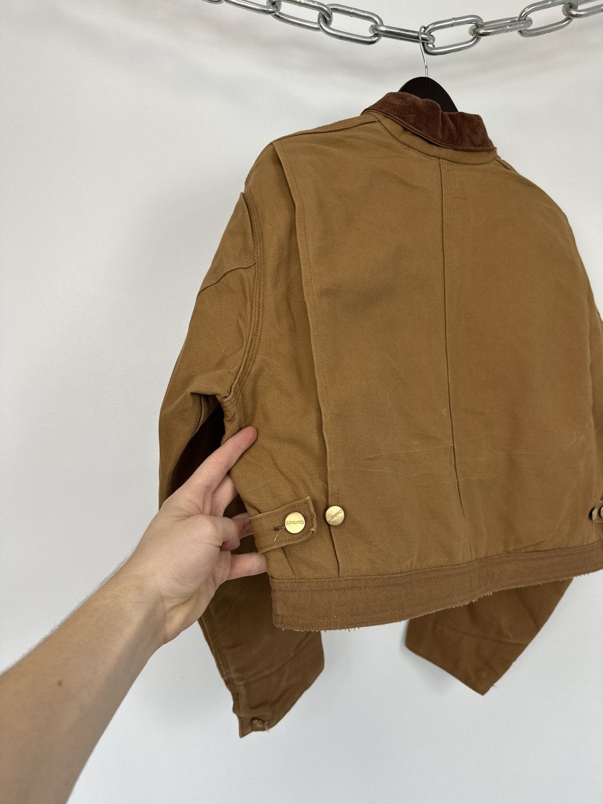 Carhartt Vintage 90s Carhartt Made In USA Cropped Boxy Detroit Jacket Size US S / EU 44-46 / 1 - 13 Thumbnail