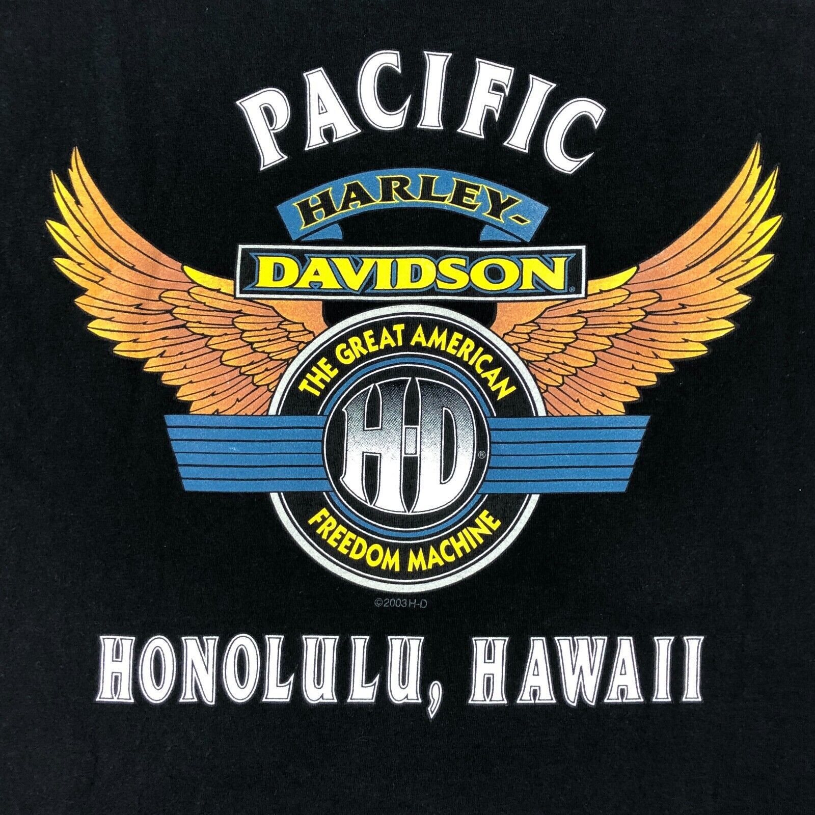 Harley Davidson × Vintage vintage 1996 Harley Davidson Bald Eagle Head Honolulu Shirt Size US XL / EU 56 / 4 - 6 Thumbnail