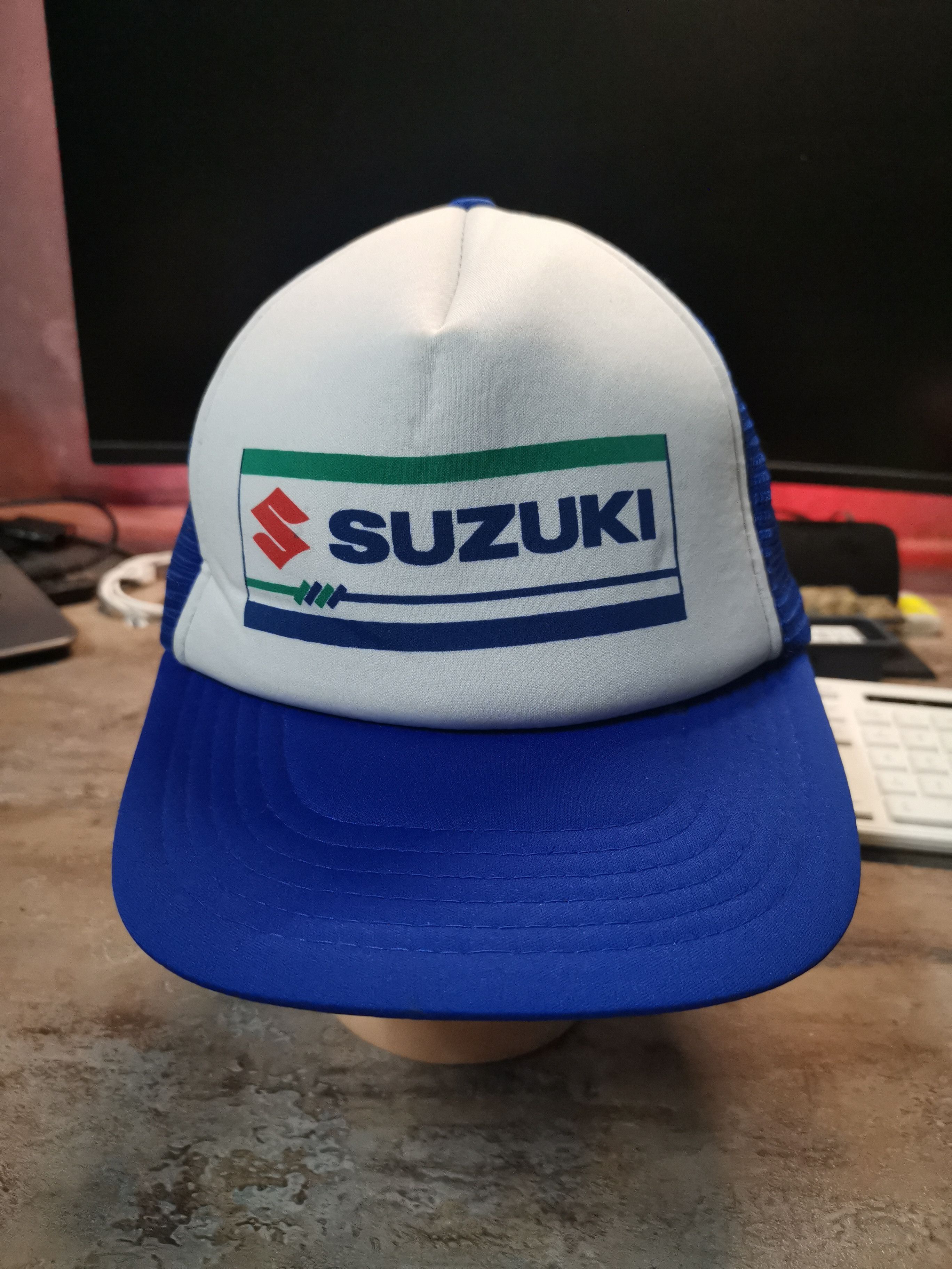 Japanese Brand × Vintage Vintage Suzuki Trucker Hats - Motorsports Size ONE SIZE - 1 Thumbnail