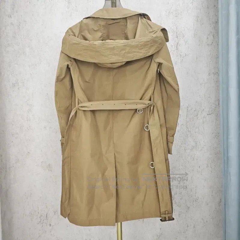 Burberry Burberry Khaki Long Trench Coat for Women. Size XS / US 0-2 / IT 36-38 - 6 Thumbnail