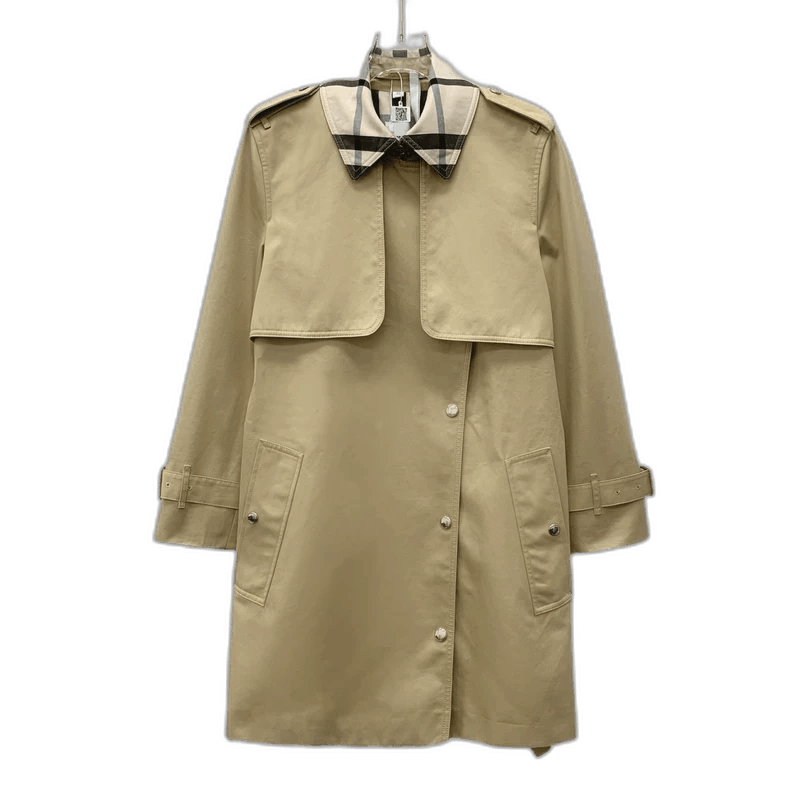 Burberry Burberry Burberry Brown Cotton Long Sleeve Trench Coat-250 Size S / US 4 / IT 40 - 1 Thumbnail