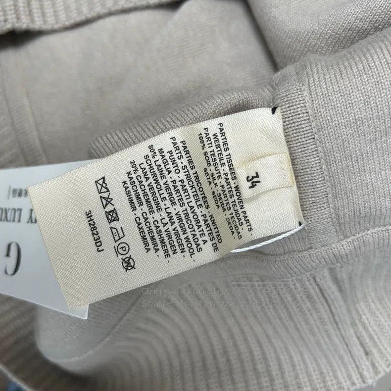 Hermes Hermes Beige Knit Turtle Neck Sweater Size XXS / US 00 / IT 34 - 4 Thumbnail
