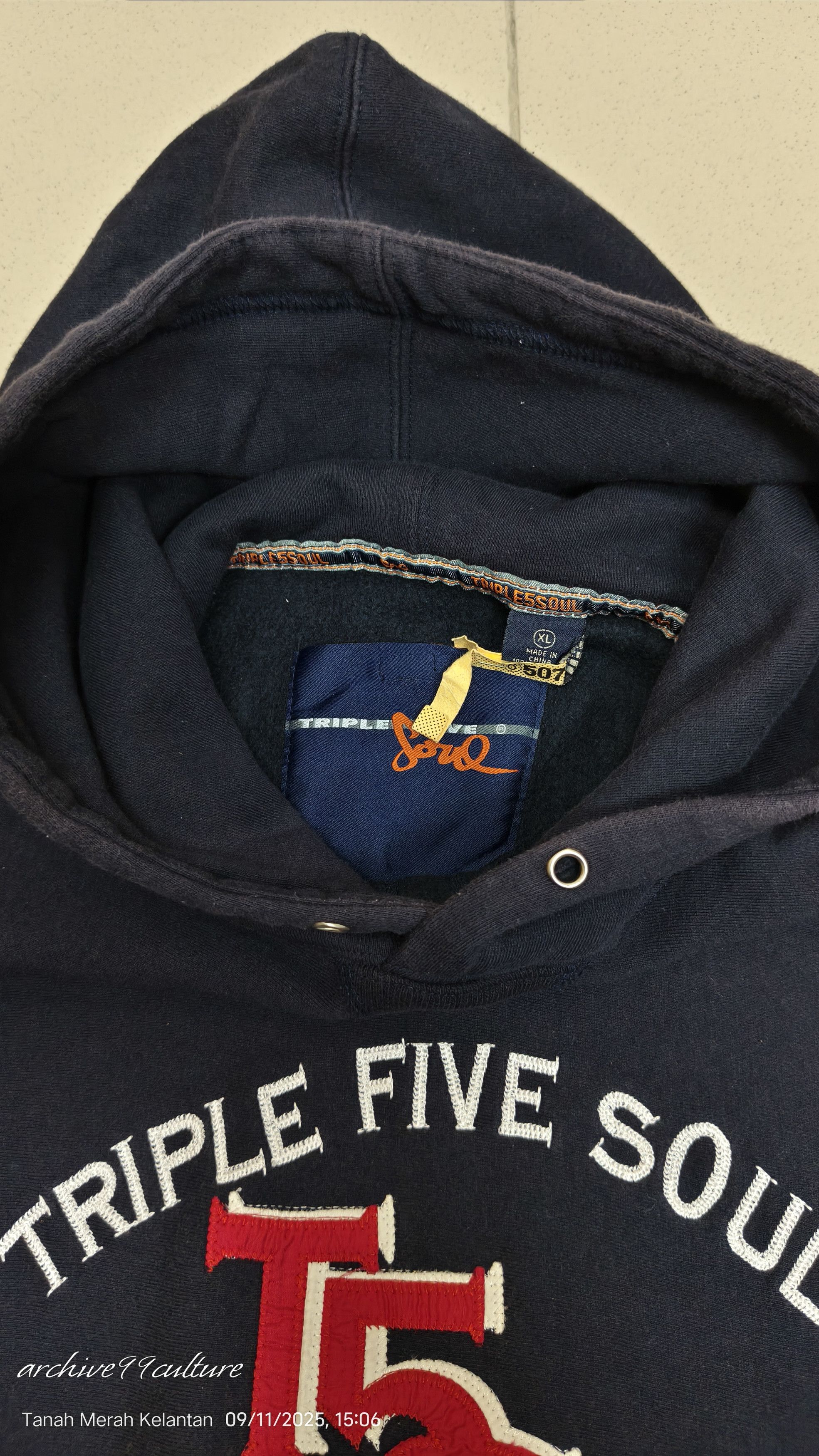 Triple 5 Soul 90s TRIPLE FIVE SOUL NYC Hip hop XL Hoodie Size US XL / EU 56 / 4 - 5 Thumbnail