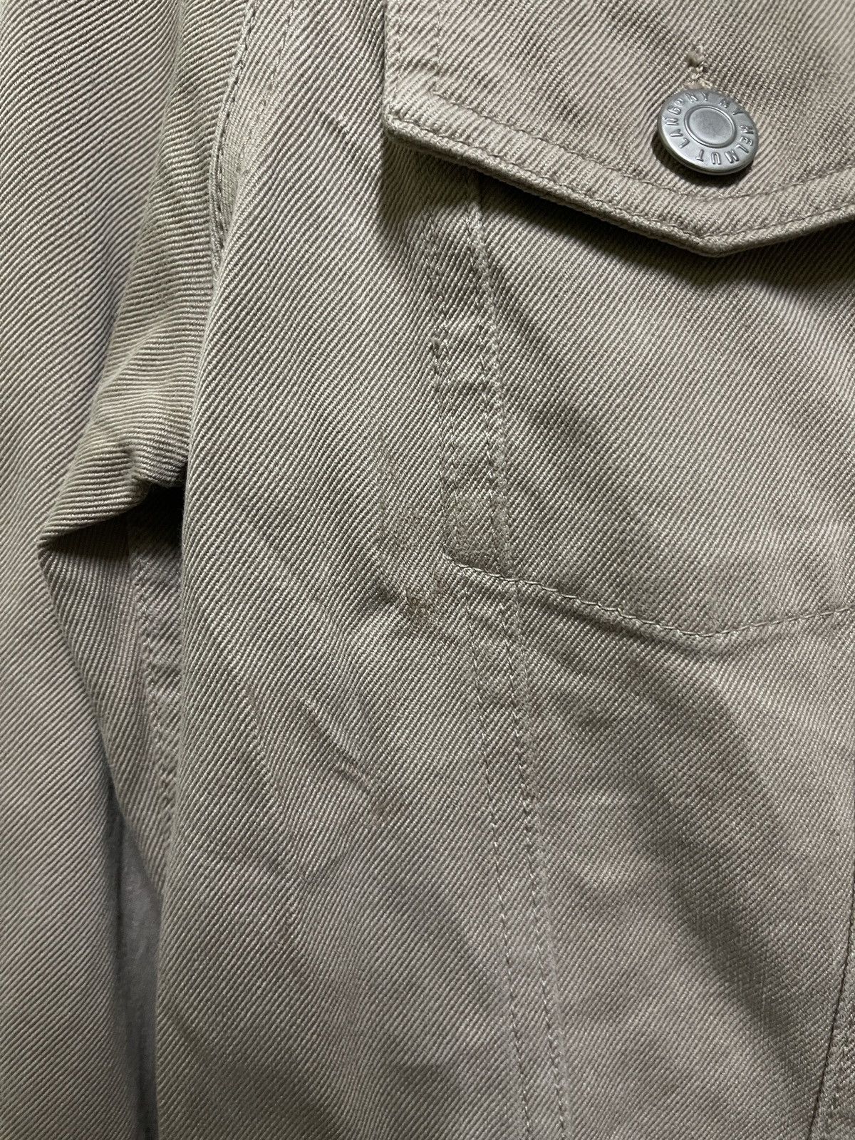 Helmut Lang Helmut Lang Raw Silk Denim Jacket 40 Size US XXS / EU 40 - 4 Thumbnail