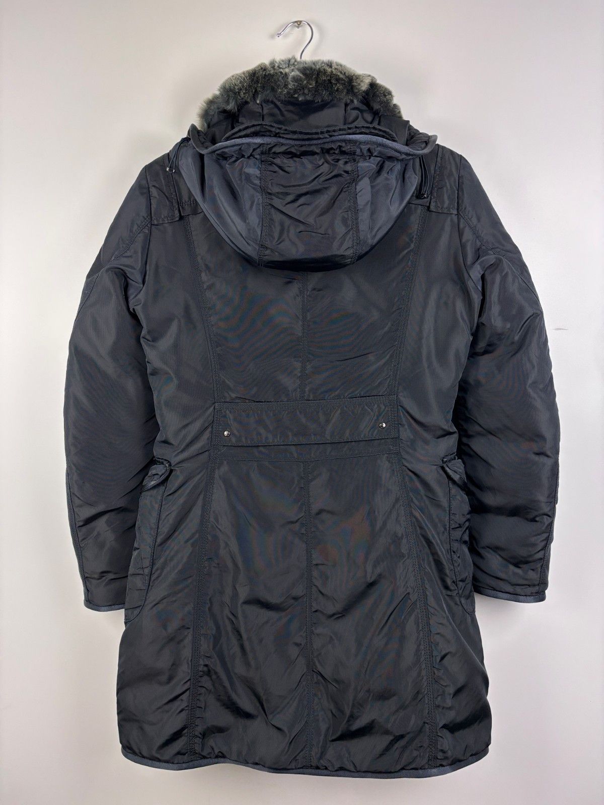 Peuterey Womens Peuterey Down Hooded Parka Jacket Navy Blue Size 42 Size S / US 4 / IT 40 - 6 Thumbnail