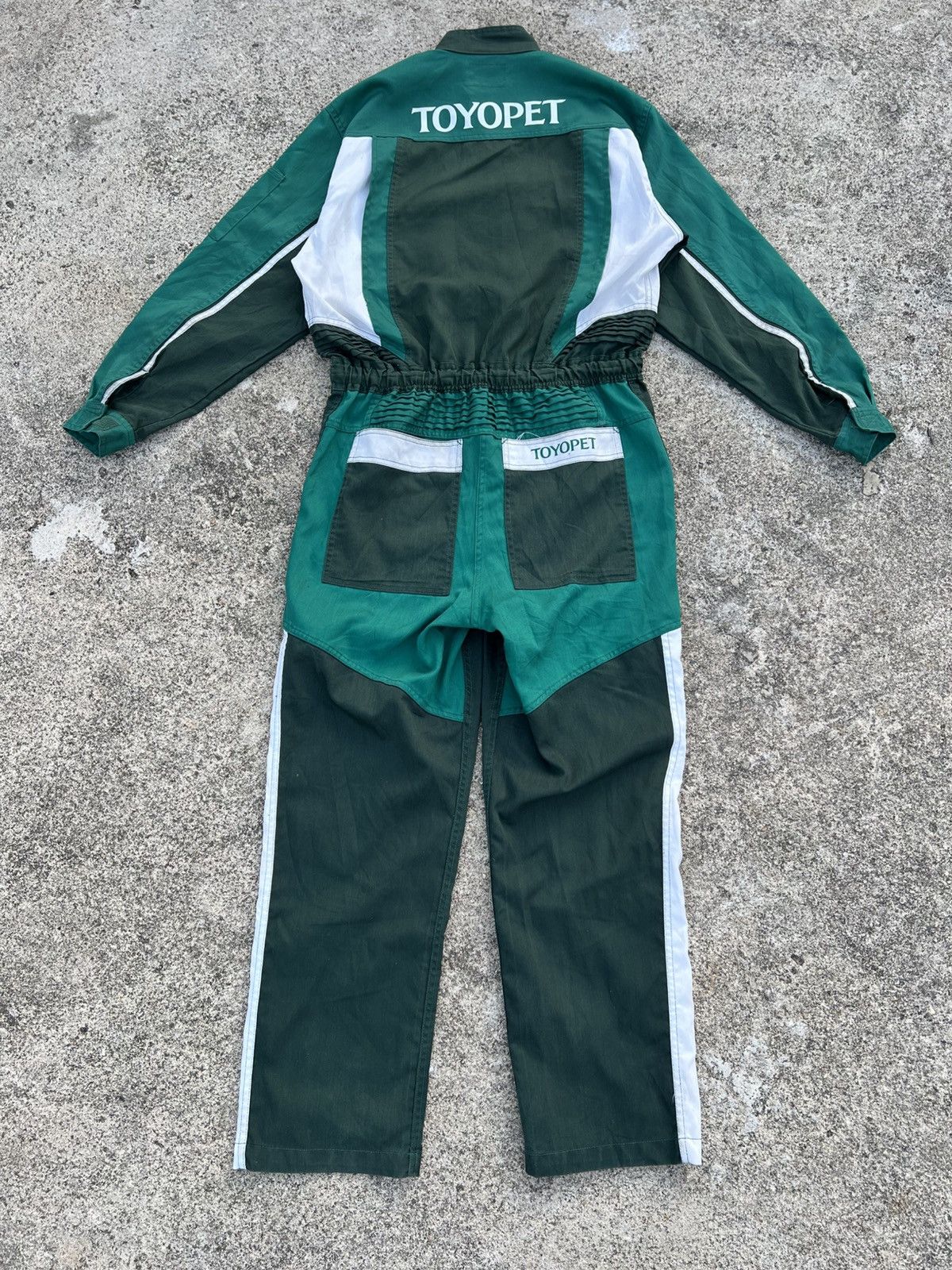 Japanese Brand Vintage Toyota Toyopet Workwear Overalls (No.2) Size US 34 / EU 50 - 13 Thumbnail