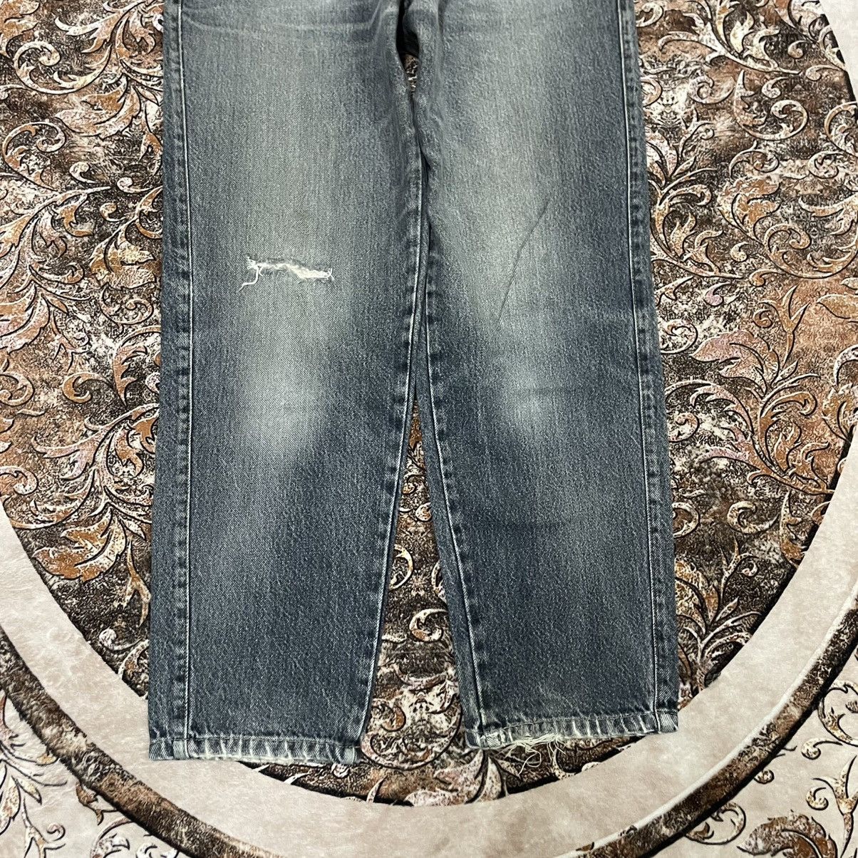 Big John 🔥Vintage 80s Big John Stoned Washed Ripped Distress Jeans Size US 31 - 3 Thumbnail