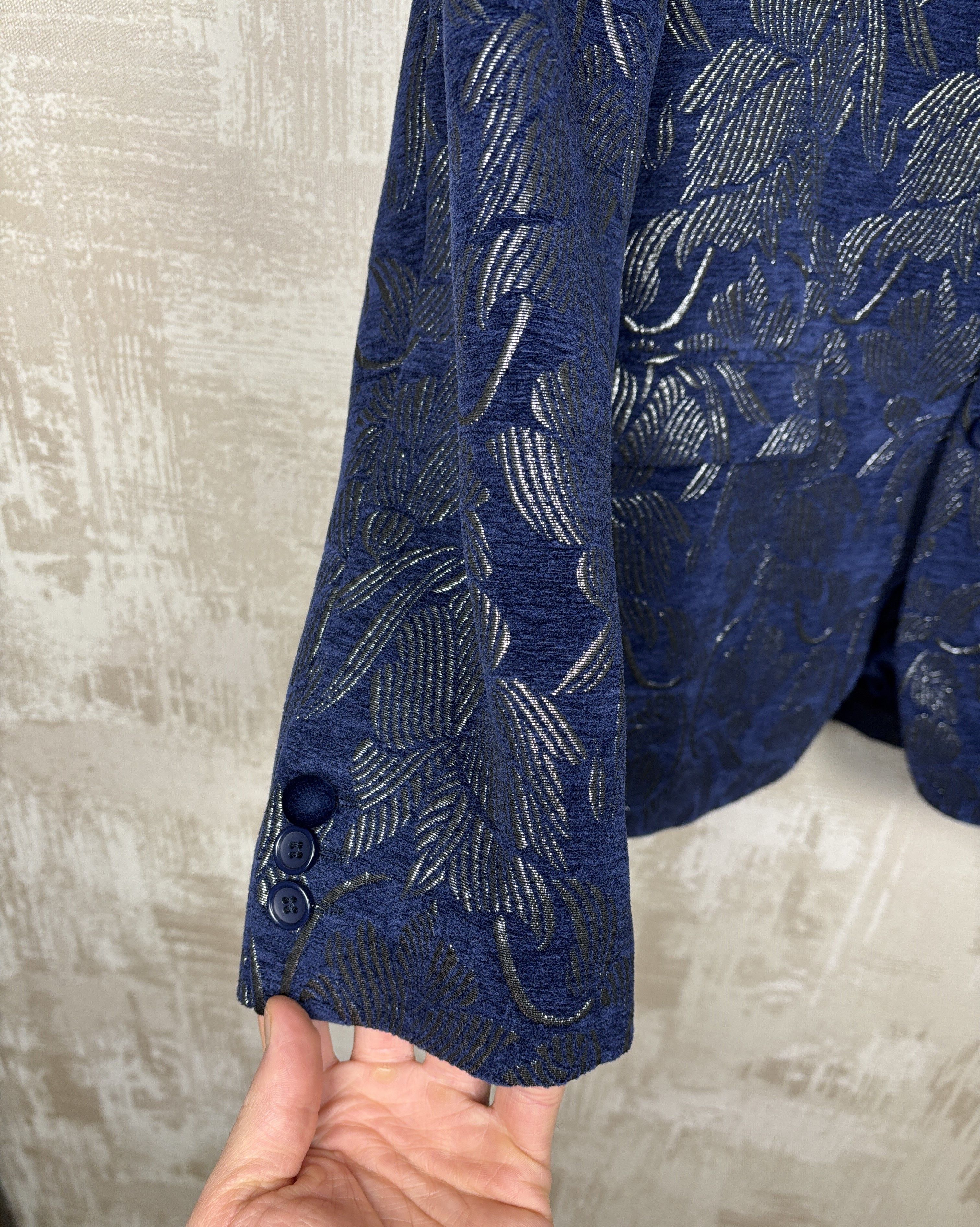 Joe Browns Joe Browns Silver Jacquard Blazer Size UK/US 46, EU 56 Size 46R - 8 Thumbnail