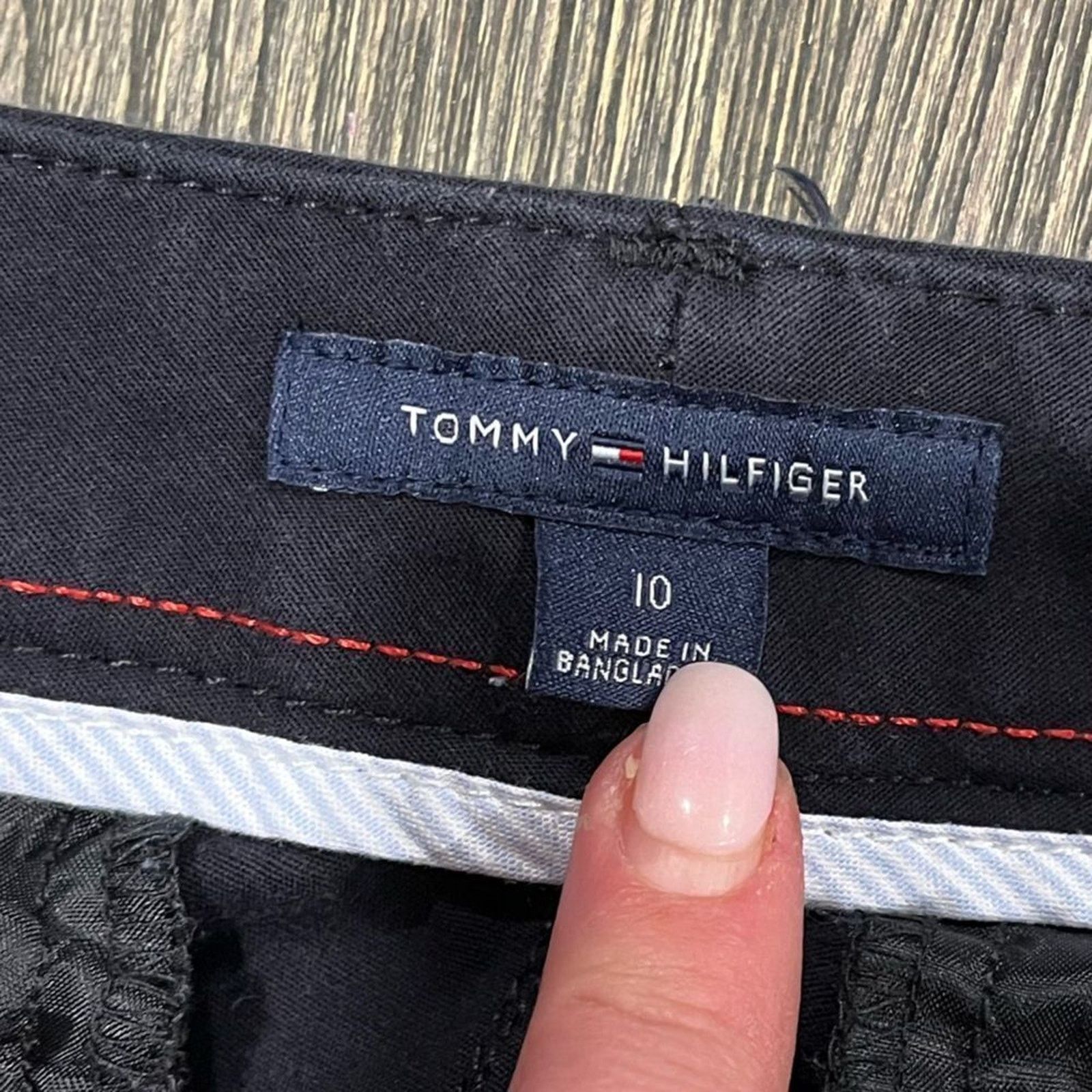 Tommy Hilfiger Tommy Hilfiger Carpi Cropped Pant High Rise Straight Leg 10 Size 32" / US 10 / IT 46 - 3 Thumbnail