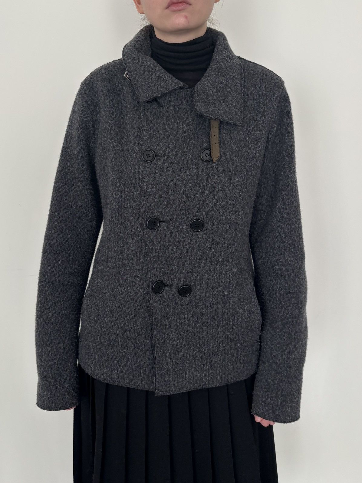 Dirk Bikkembergs grey woolblend Dirk Bikkembergs coat Size M / US 6-8 / IT 42-44 - 4 Thumbnail