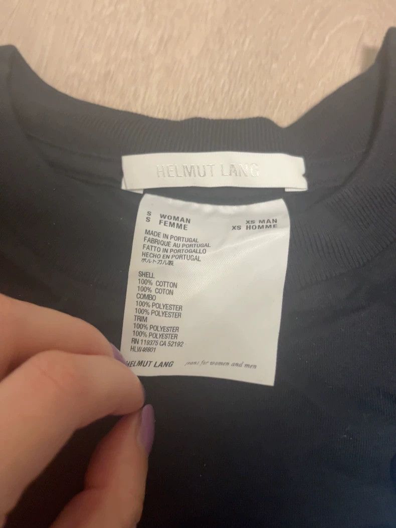 Helmut Lang HELMUT LANG Black short T Size S / US 4 / IT 40 - 4 Thumbnail