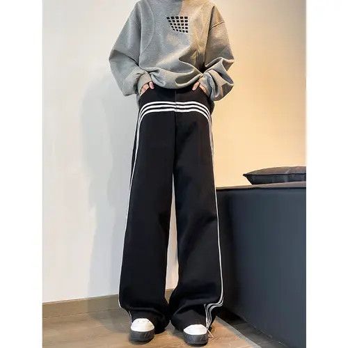Jean Tomomi x Matsu Track Stripe Straight Denim Jeans Size US 32 / EU 48 - 6 Thumbnail