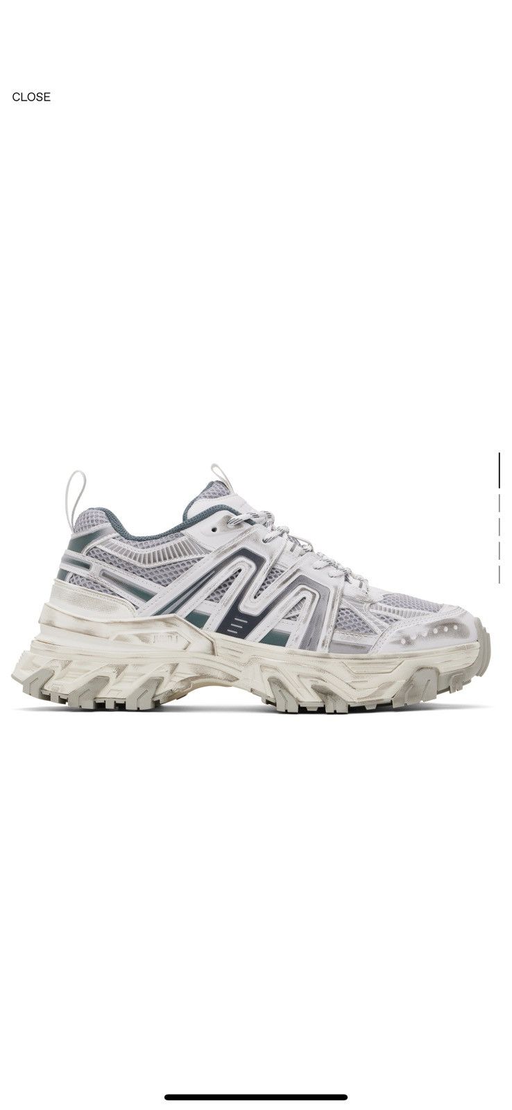 Juun.J juun.j White/Gray Synthetic sneaker Size US 9 / EU 42 - 6 Thumbnail