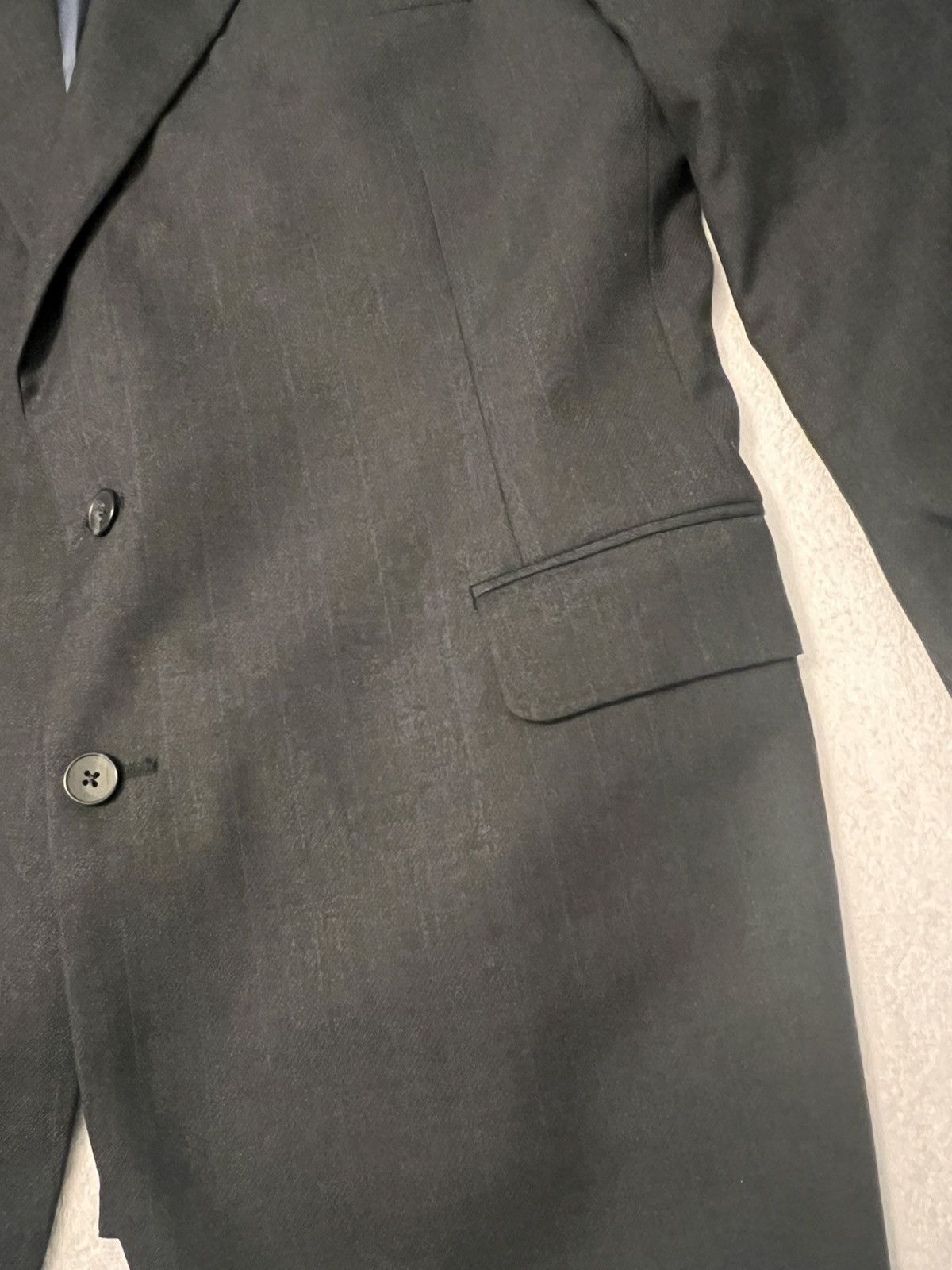 Other INNOCENTI ORO CUSTOM CHARCOAL GREY 2 PC SUIT MENS- VINTAGE Size 46L - 4 Thumbnail