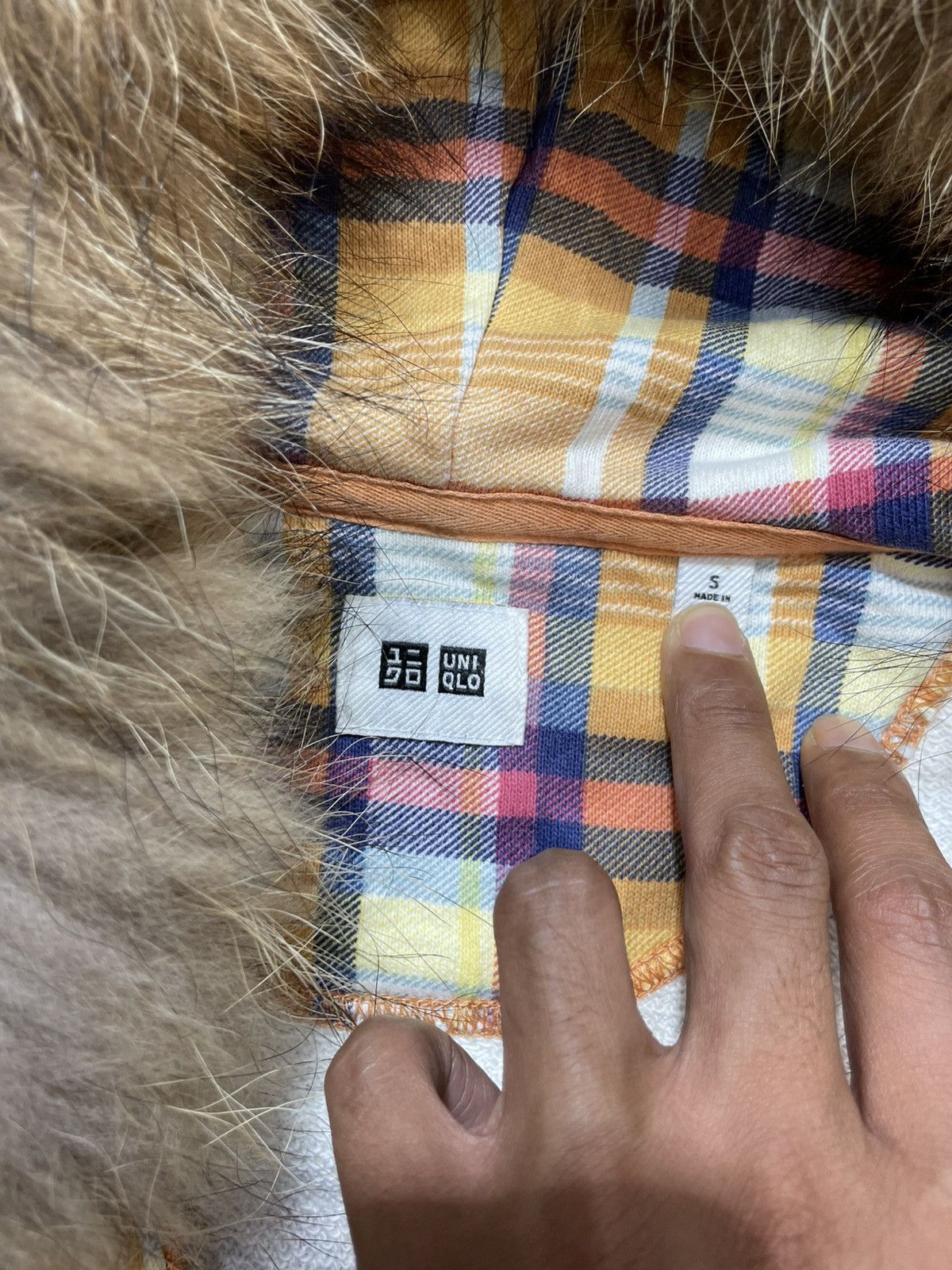 Hysteric Glamour Japan unqlo plaid zip Fur Hoodie ifsix lgb punos style Size US S / EU 44-46 / 1 - 4 Thumbnail
