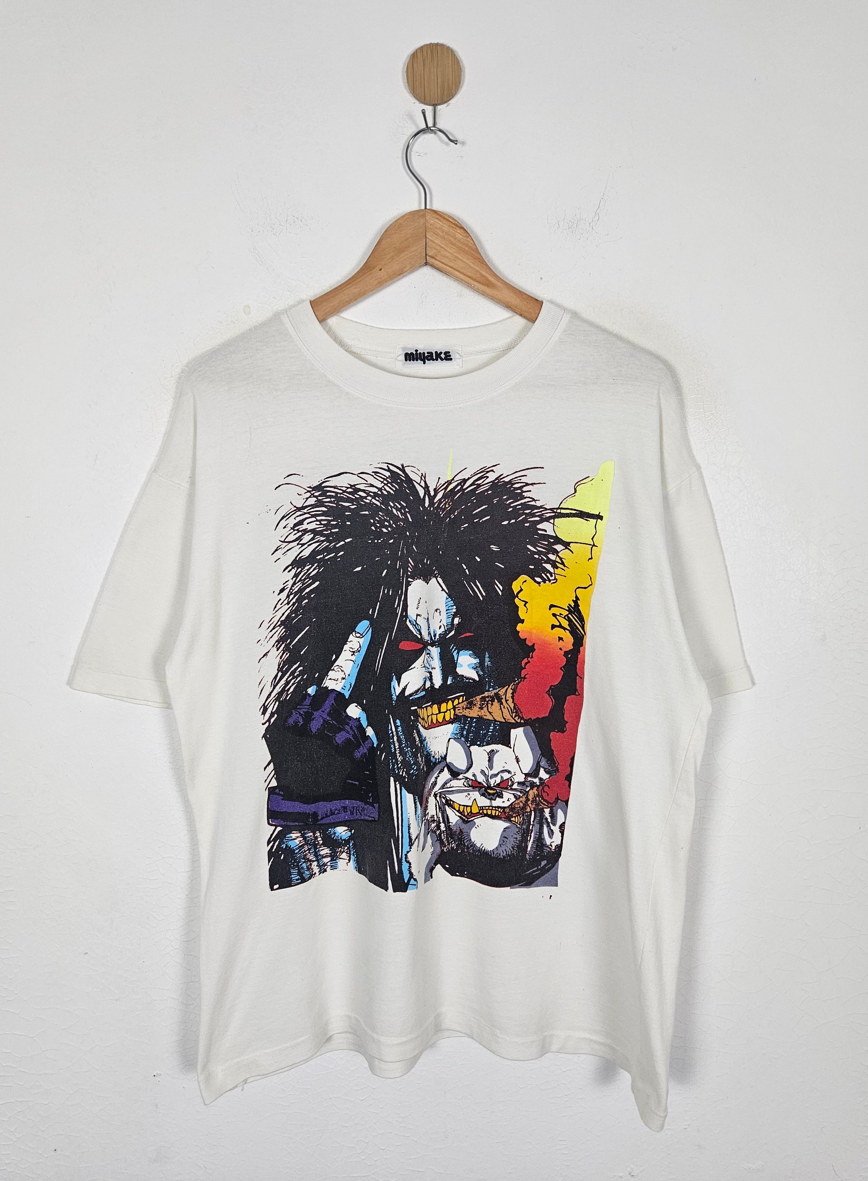 Vintage Vintage Lobo DC Comics Potrait of Psychopatch tee shirt Size US L / EU 52-54 / 3 - 1 Thumbnail