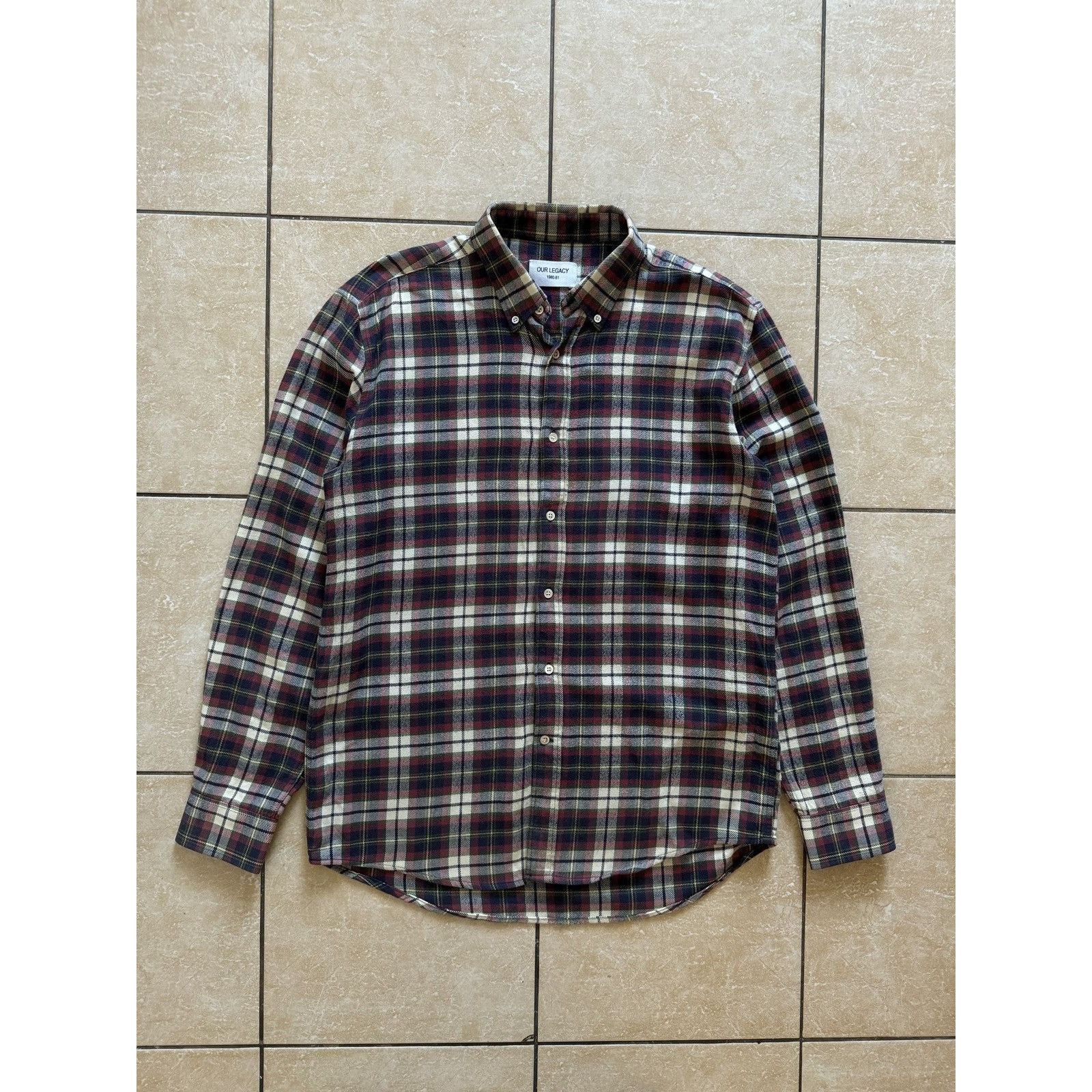 Our Legacy Vintage Our Legacy Check Flannel Shirt Size US L / EU 52-54 / 3 - 1 Thumbnail