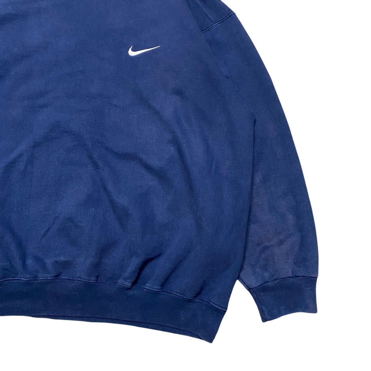 Vintage Vintage 90s Nike Sweatshirt Boxy Navy Blue Size US L / EU 52-54 / 3 - 5 Thumbnail