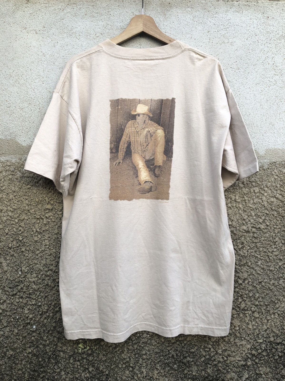 Band Tees × Vintage Vintage 90s Alan Jackson Tshirt Country Singer Size US XL / EU 56 / 4 - 3 Thumbnail