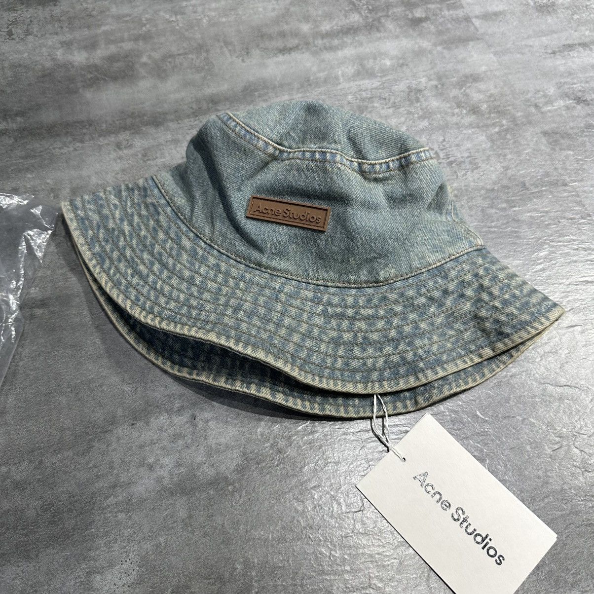 Acne Studios Acne Studios Denim Bucket Hat Size ONE SIZE - 1 Thumbnail