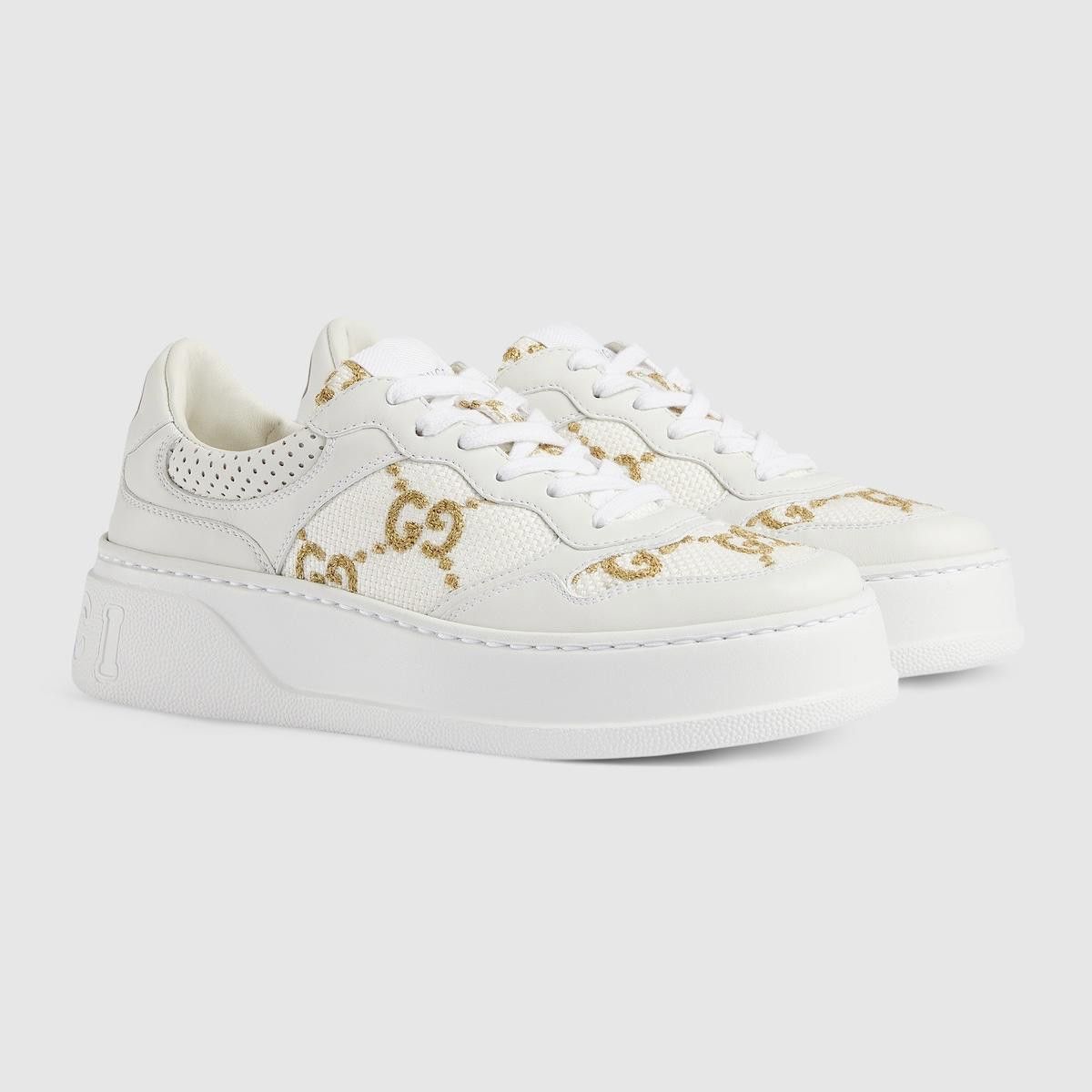 Gucci Gucci Interlocking G GG Sneakers Size US 5 / IT 35 - 1 Thumbnail